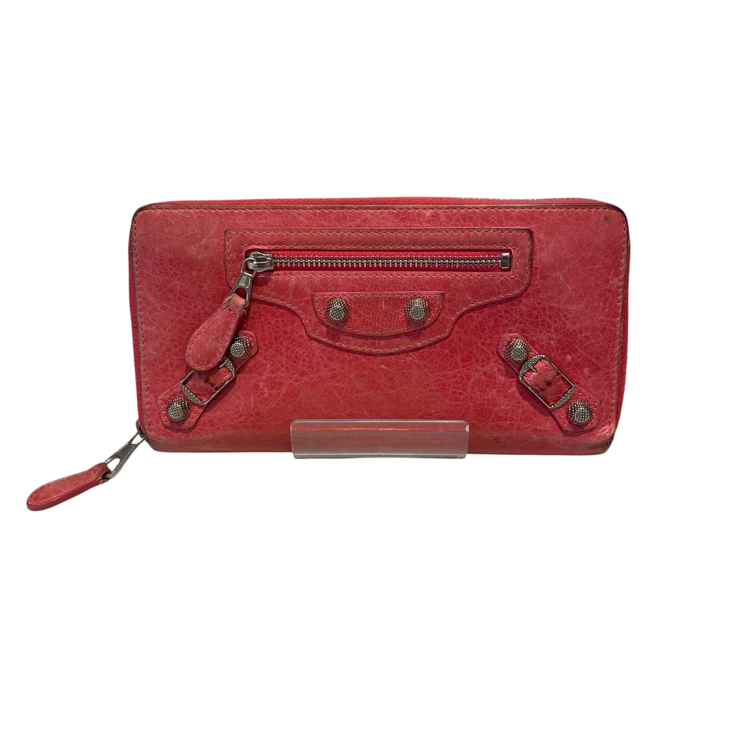 BALENCIAGA/Long Wallet/Leather/RED/L's/CLASSIC CONTINENTAL view 2