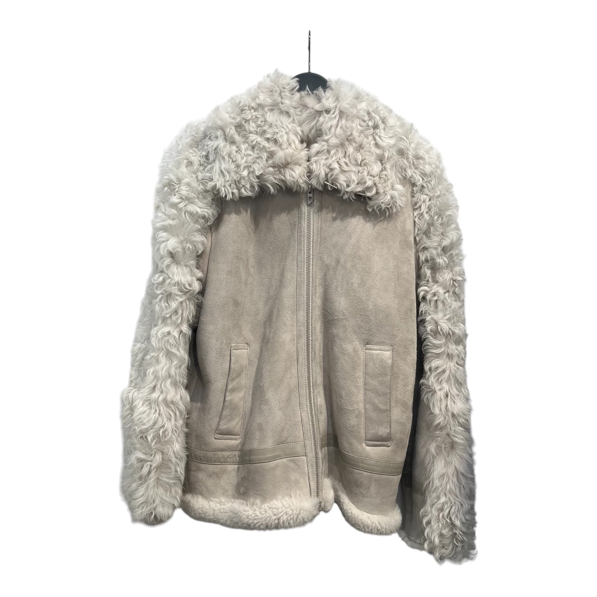 DIESEL/Jacket/50/GRY/runway sherling jacket view 1