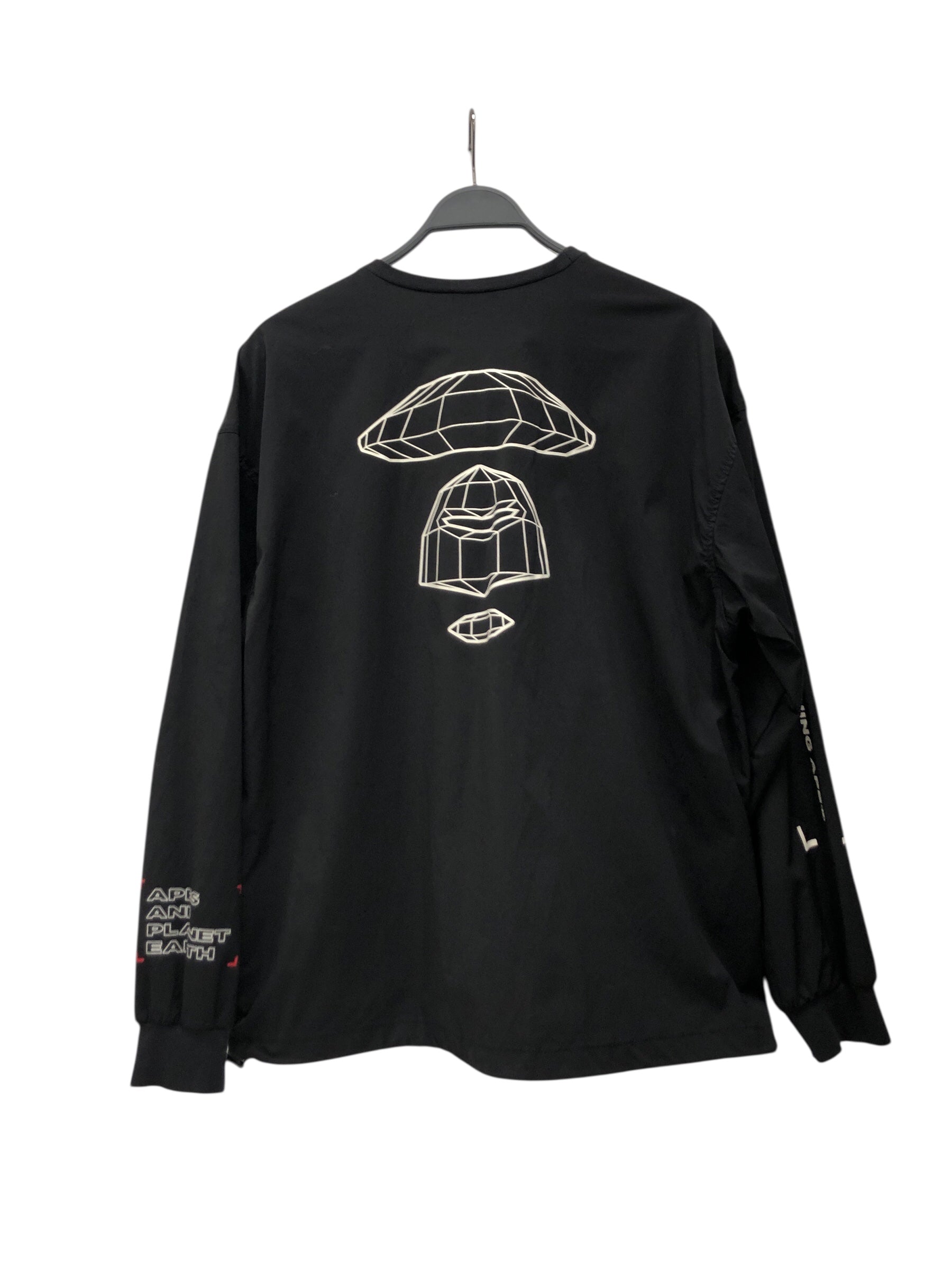 AAPE BY A BATHING APE/Windbreaker/M/Polyester/BLK/Aape Universe view 2