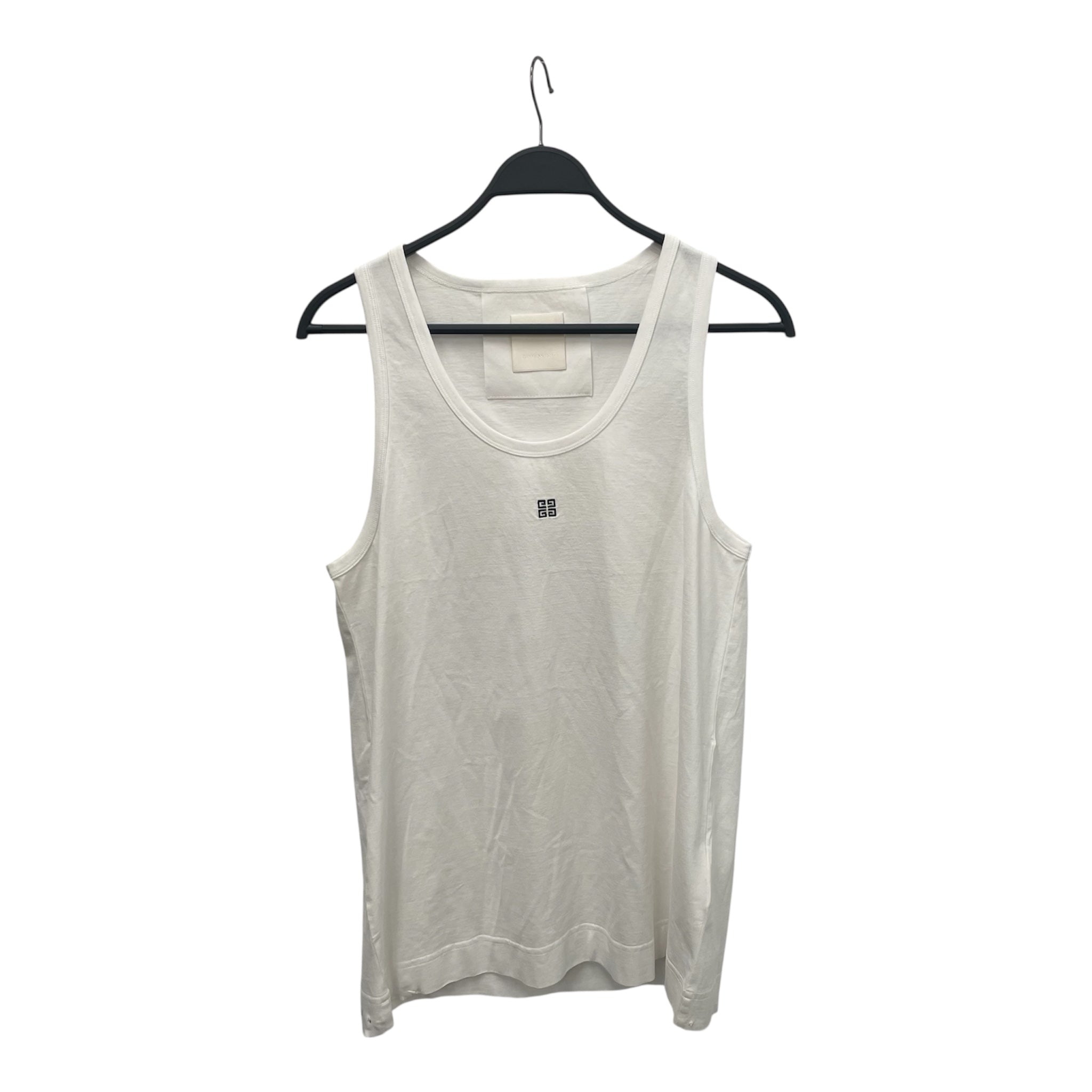 GIVENCHY/Tank Top/L/Cotton/WHT/4 G logo view 1