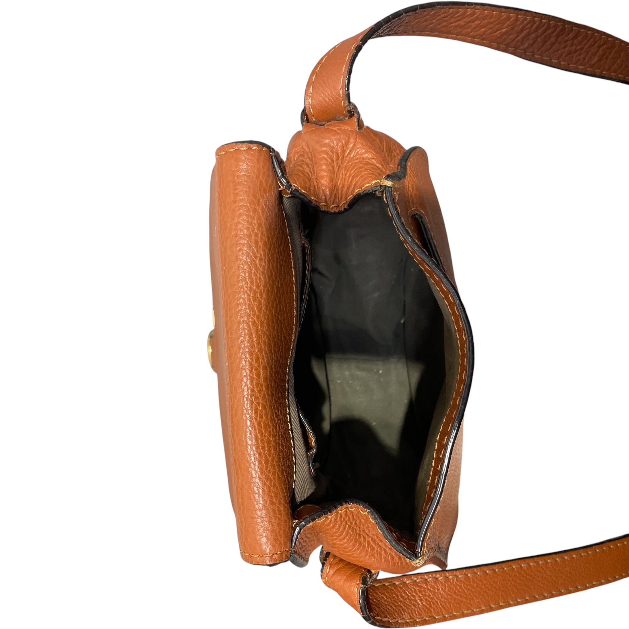 Chloe/Cross Body Bag/Leather/BRW/SMALL MARCIE SADDLE BAG view 3