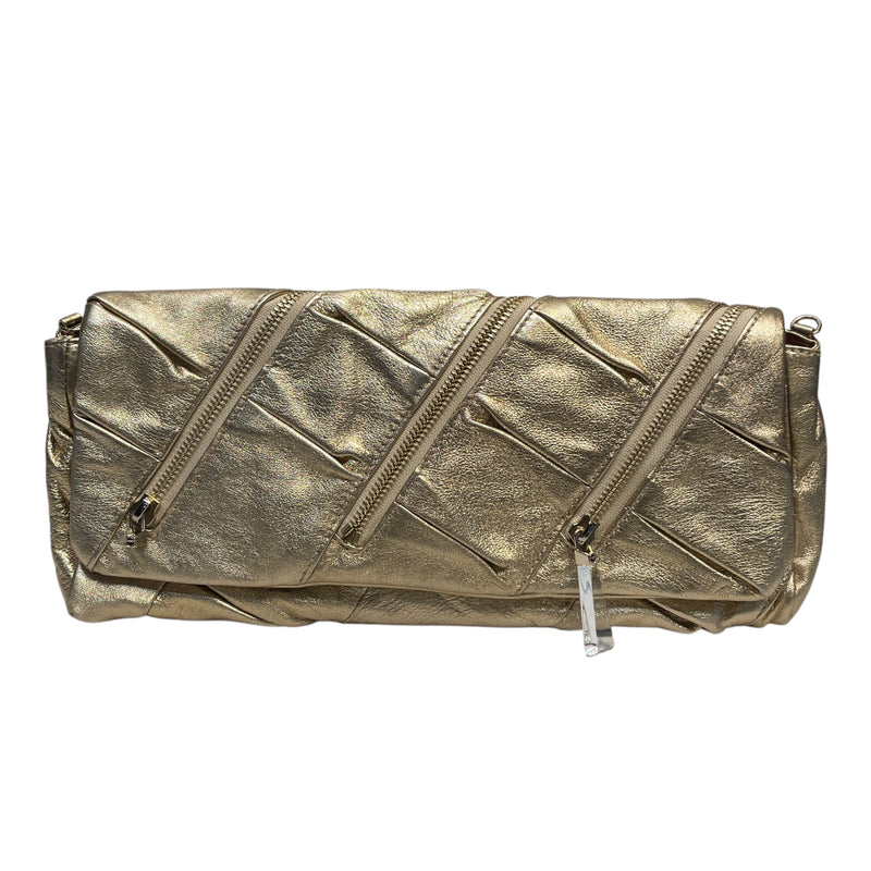 Christian Louboutin/Clutch Bag/Leather/GLD/LOUBOUTIN LEATHER CLUTCH GOLD