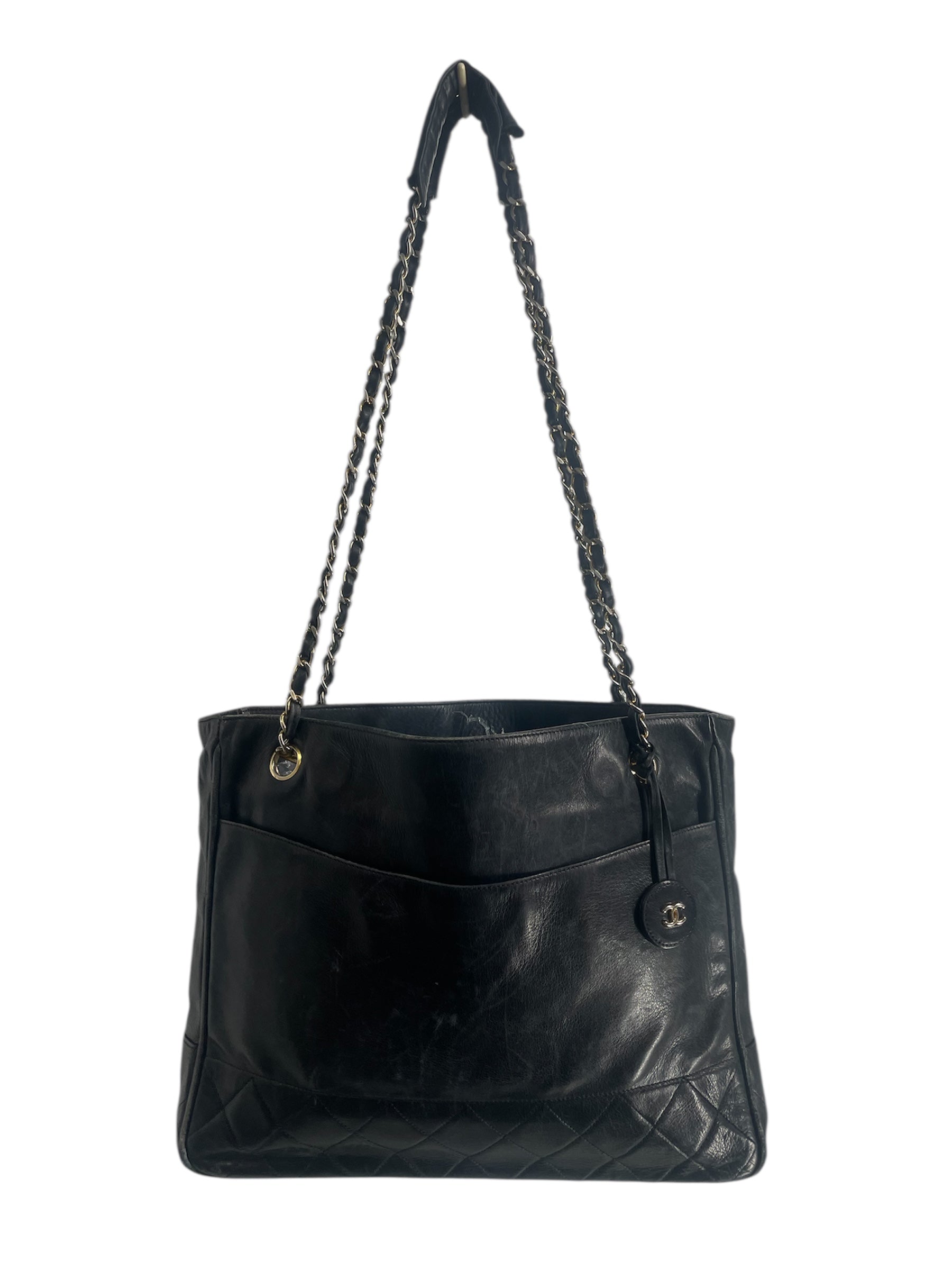 CHANEL/Bag/Leather/NVY/0837241 view 1