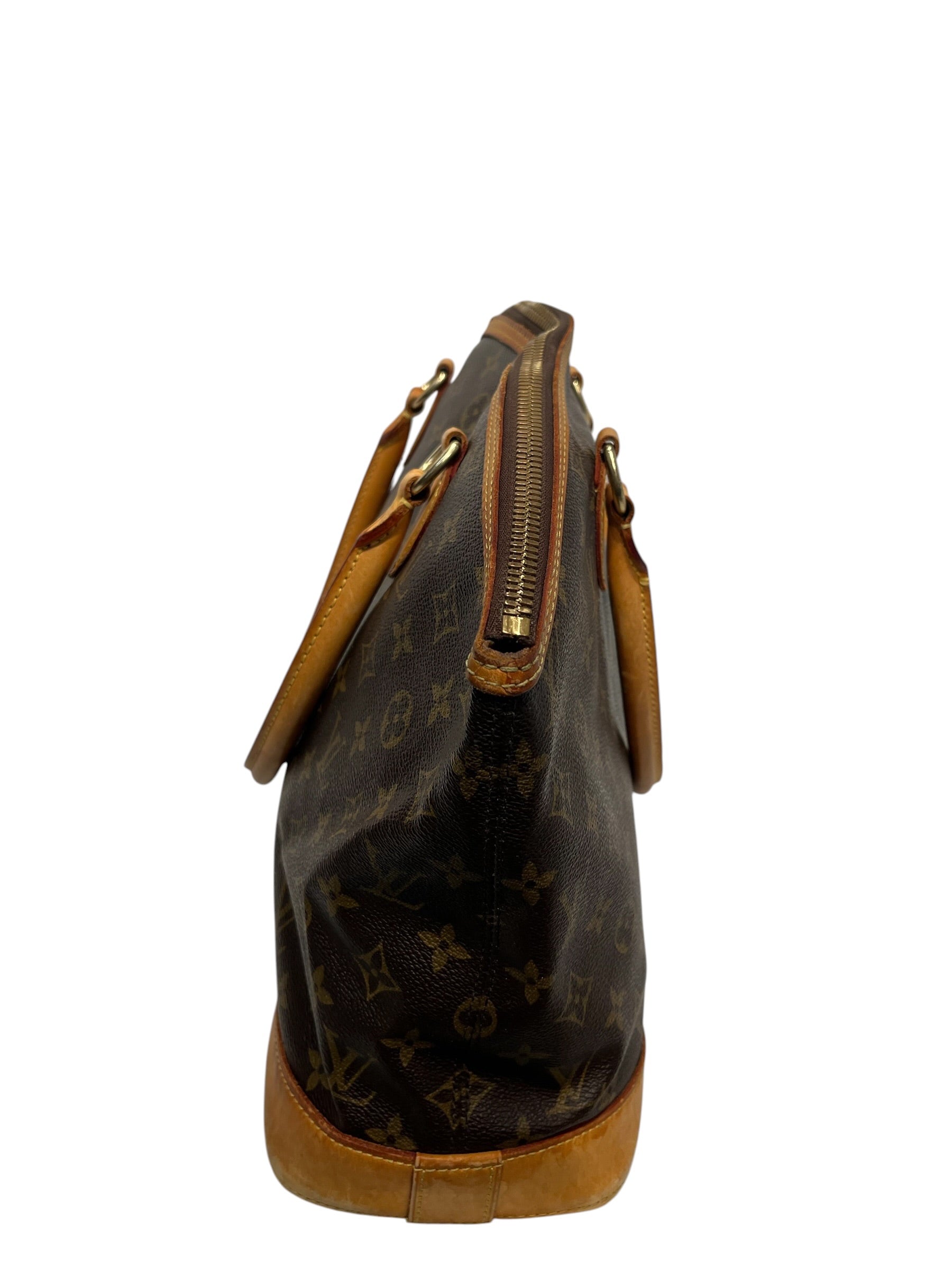 LOUIS VUITTON/Hand Bag/Monogram/Leather/BRW/Lockit Handbag view 4