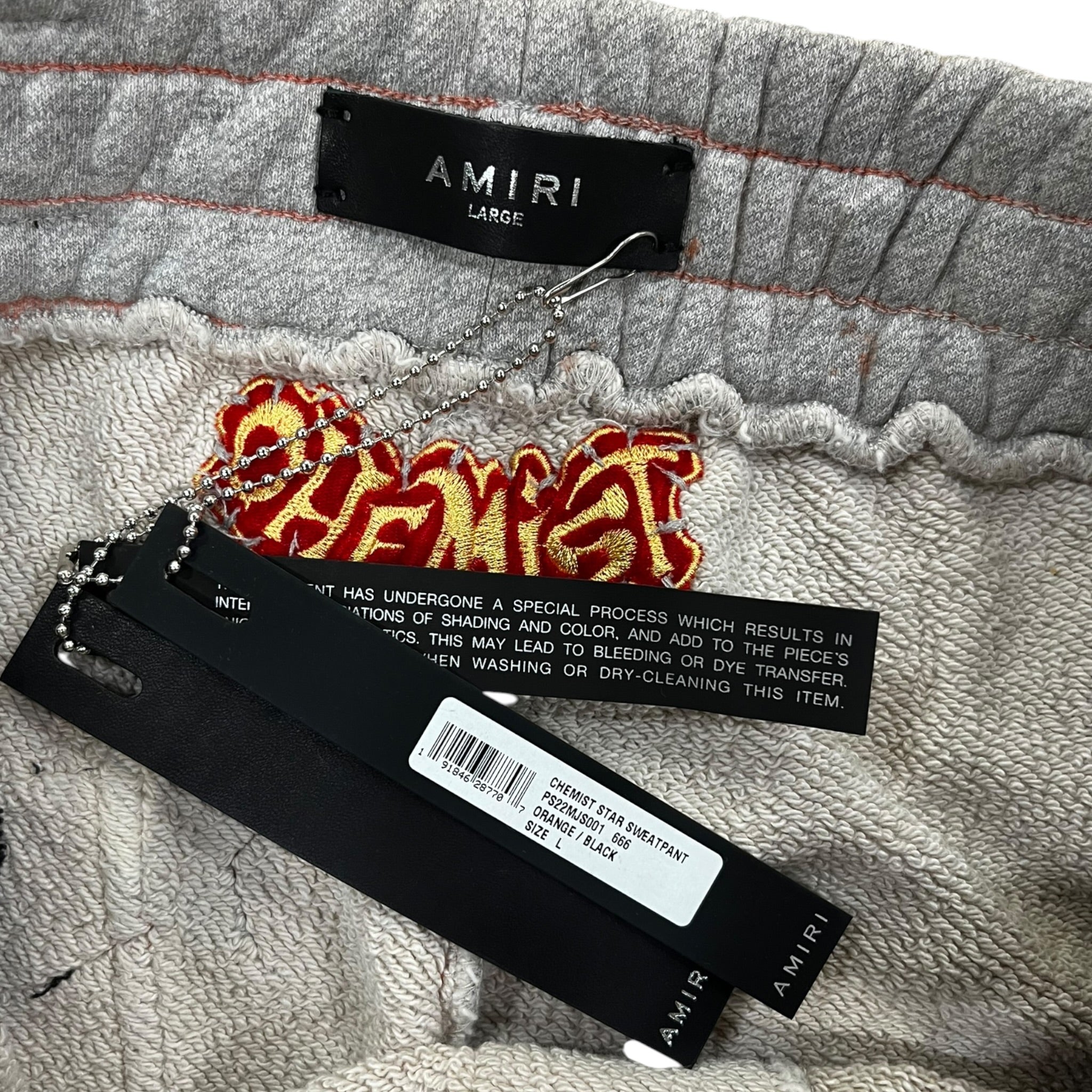 AMIRI/Pants/L/Cotton/ORN/All Over Print/SS22 Chemist Star Sweatpant view 3