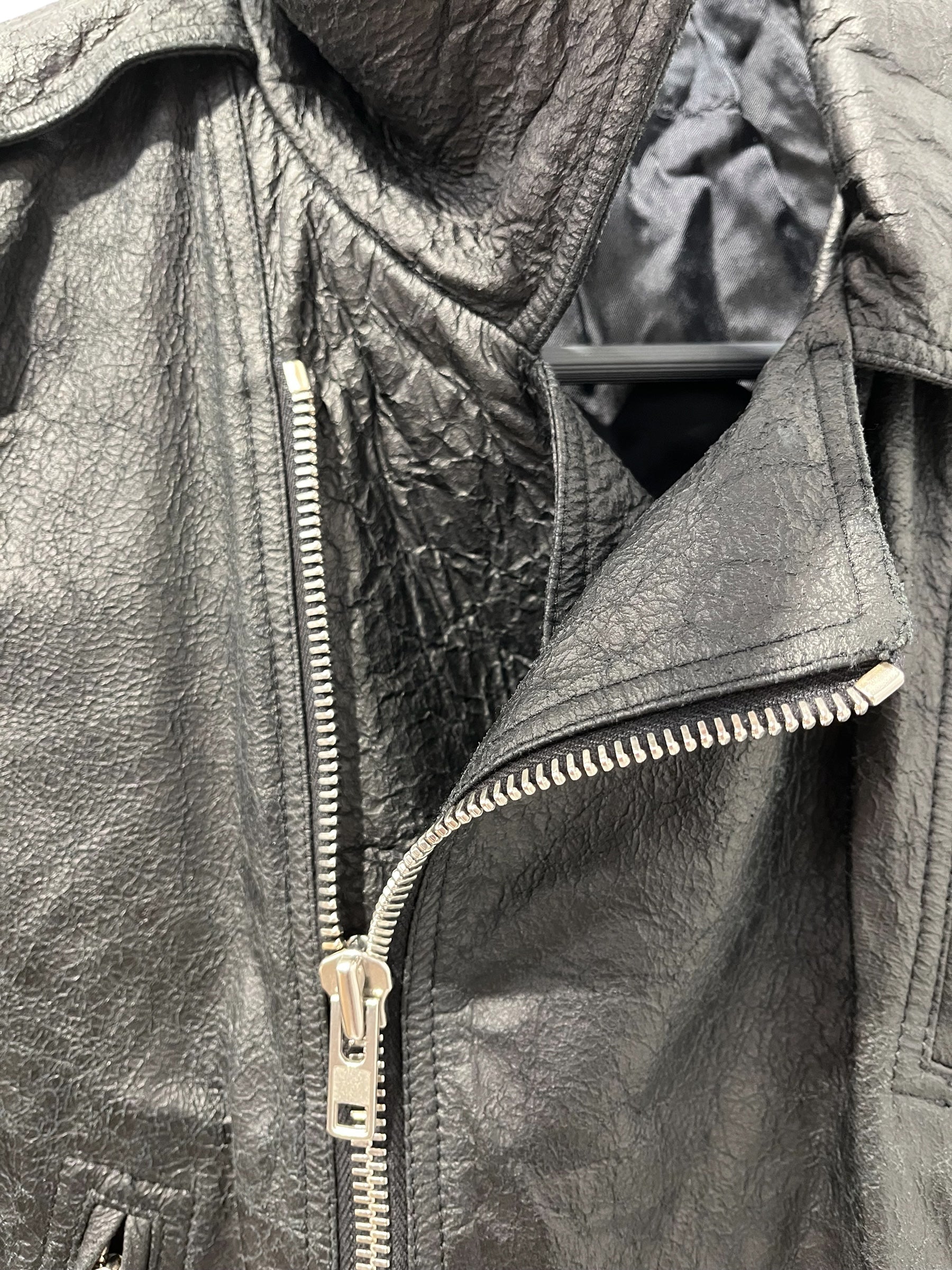 Rick Owens/Leather Jkt/6/Leather/BLK/RP15F1703-LD view 10