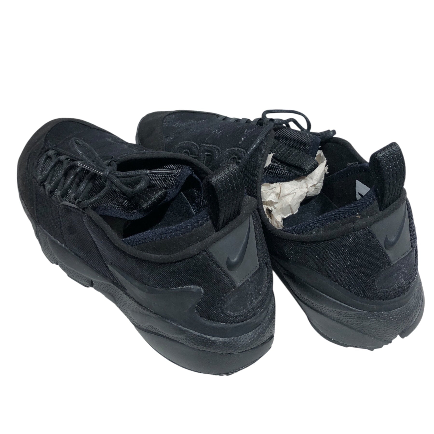 NIKE/COMME des GARCONS/AIR FOOTSCAPE NM /Low-Sneakers/US 13/Nylon/BLK/BV0075-001 view 2
