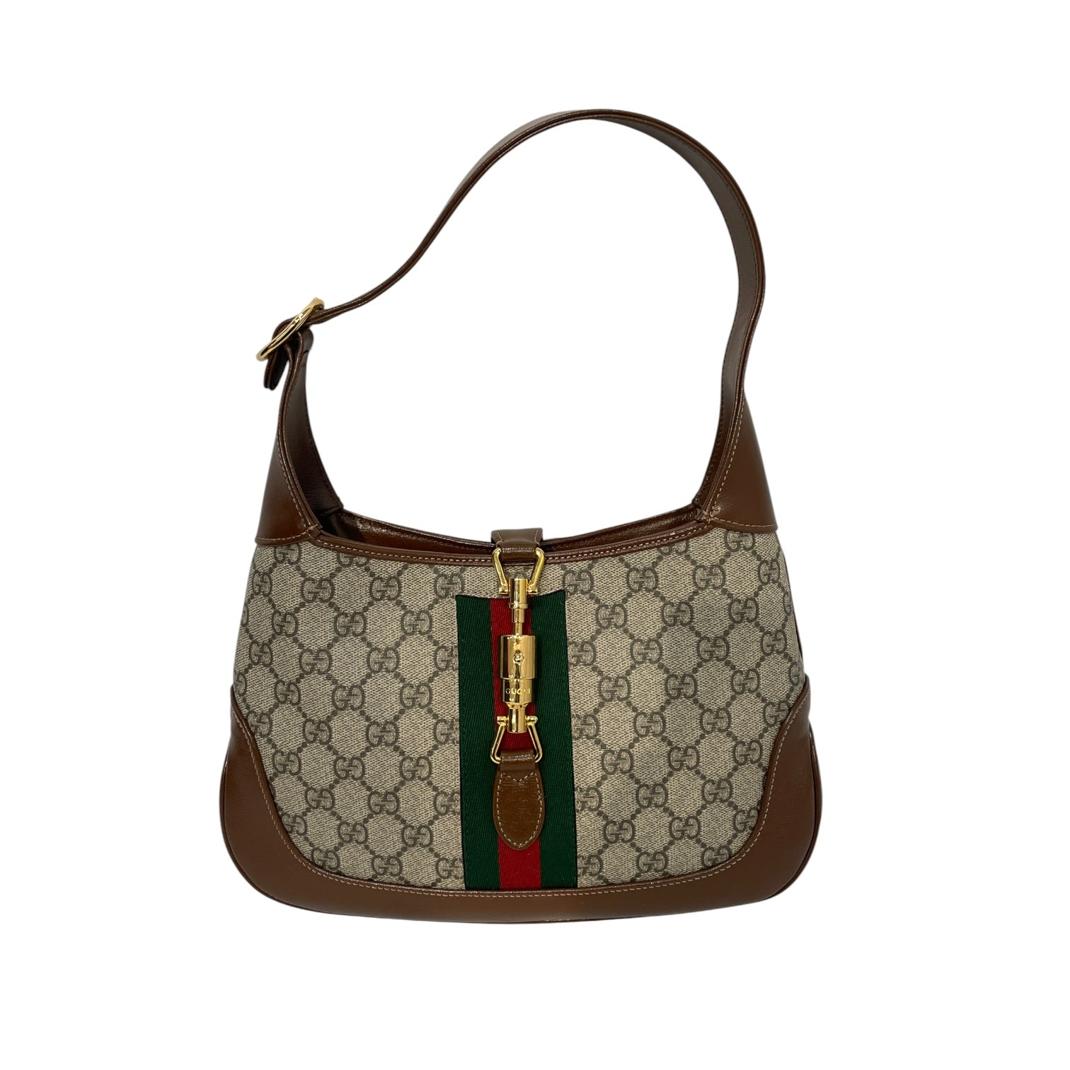 GUCCI/Hand Bag/Monogram/Leather/BRW/jackie 1961 supreme small view 1