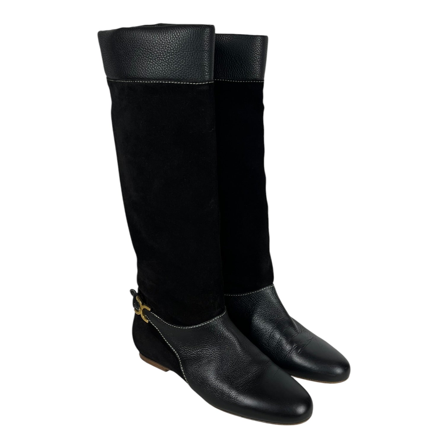 Chloe/Shoes/EU 41/Leather/BLK/suede leather view 1