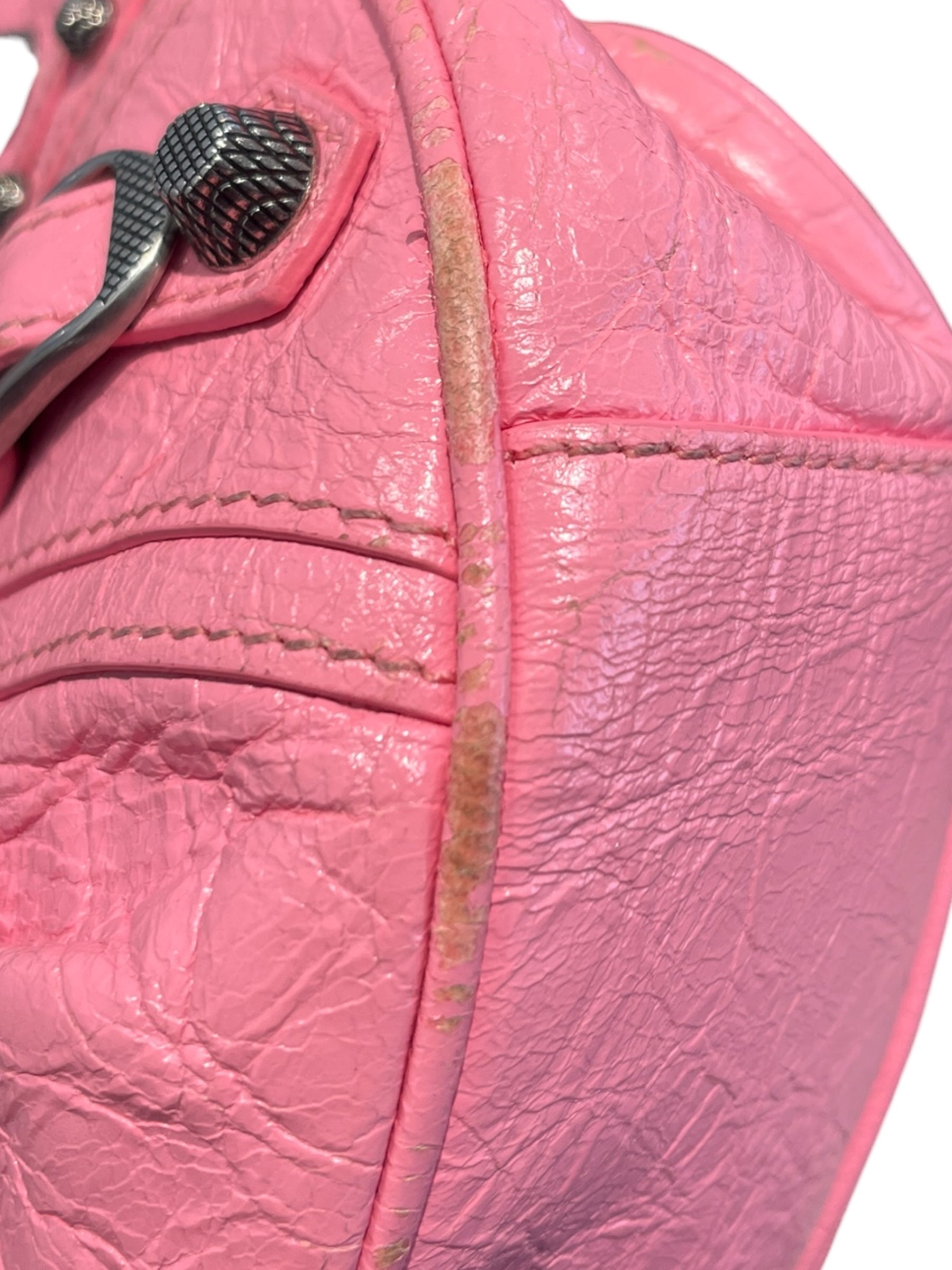 BALENCIAGA/Bag/Leather/PNK/LA CAGOLE SHOULER BAG view 6