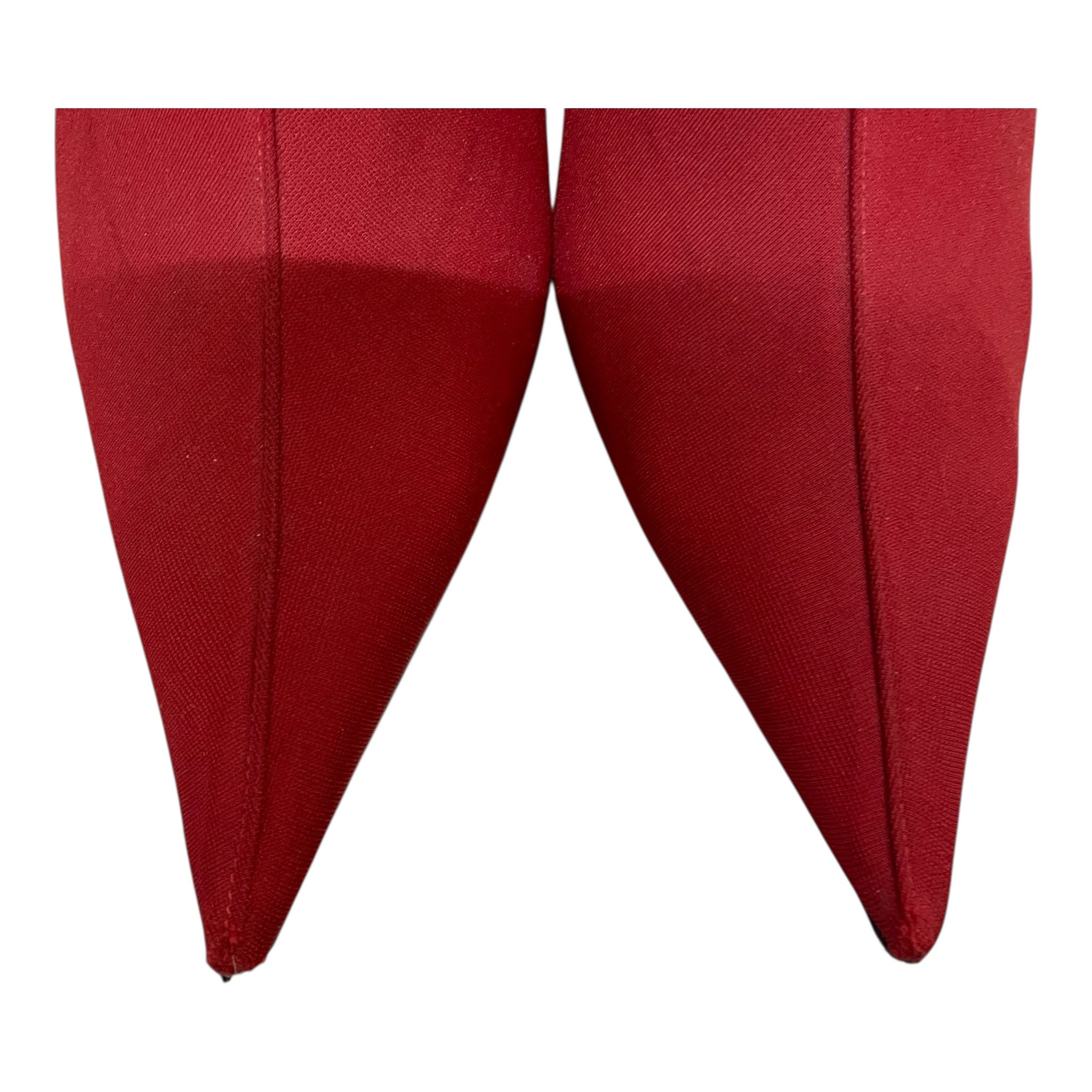 BALENCIAGA/Heels/EU 39/Polyester/RED/KNIFE ANKLE BOOT view 5