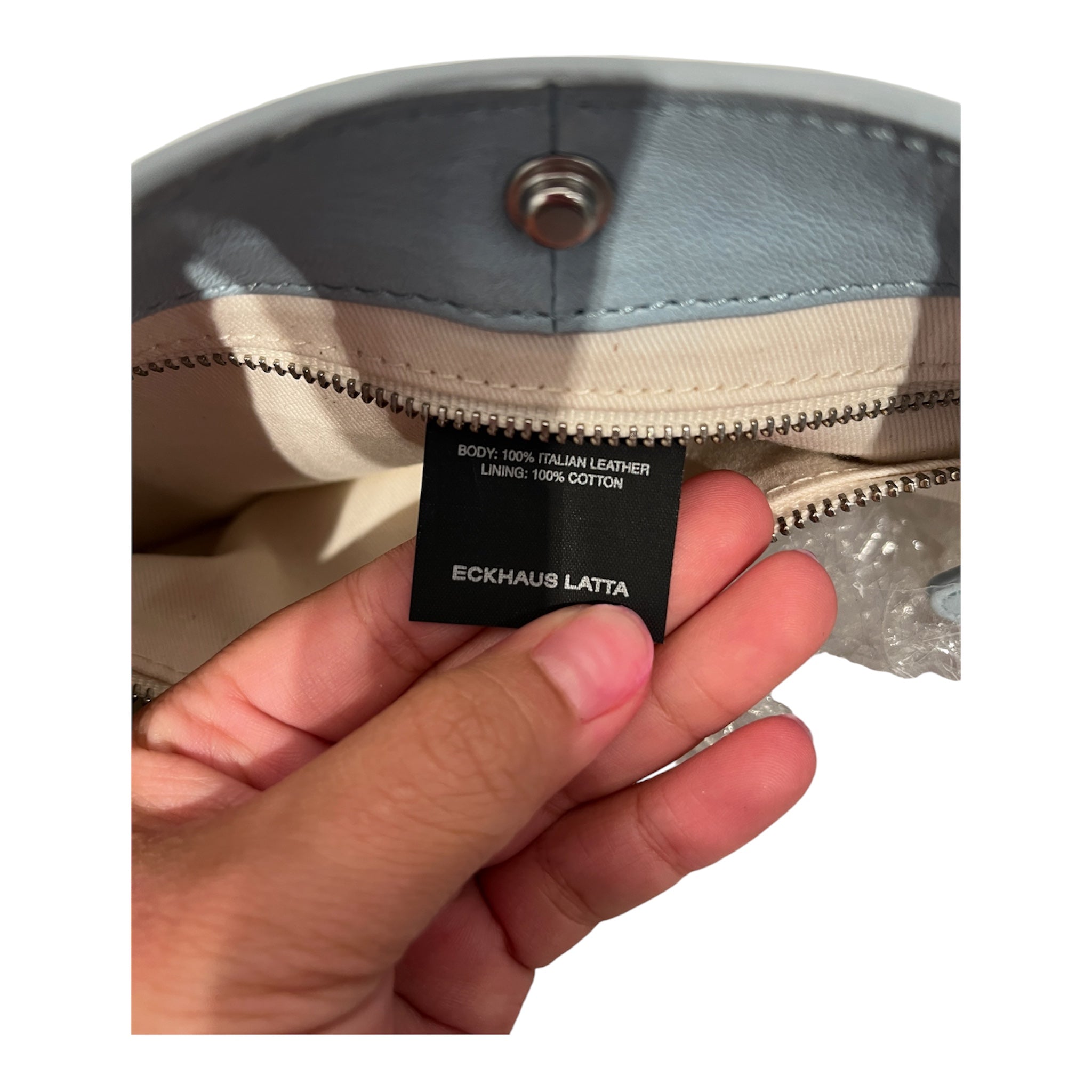ECKHAUS LATTA/Hand Bag/Leather/BLU/Shoulder Bag - Studded view 6