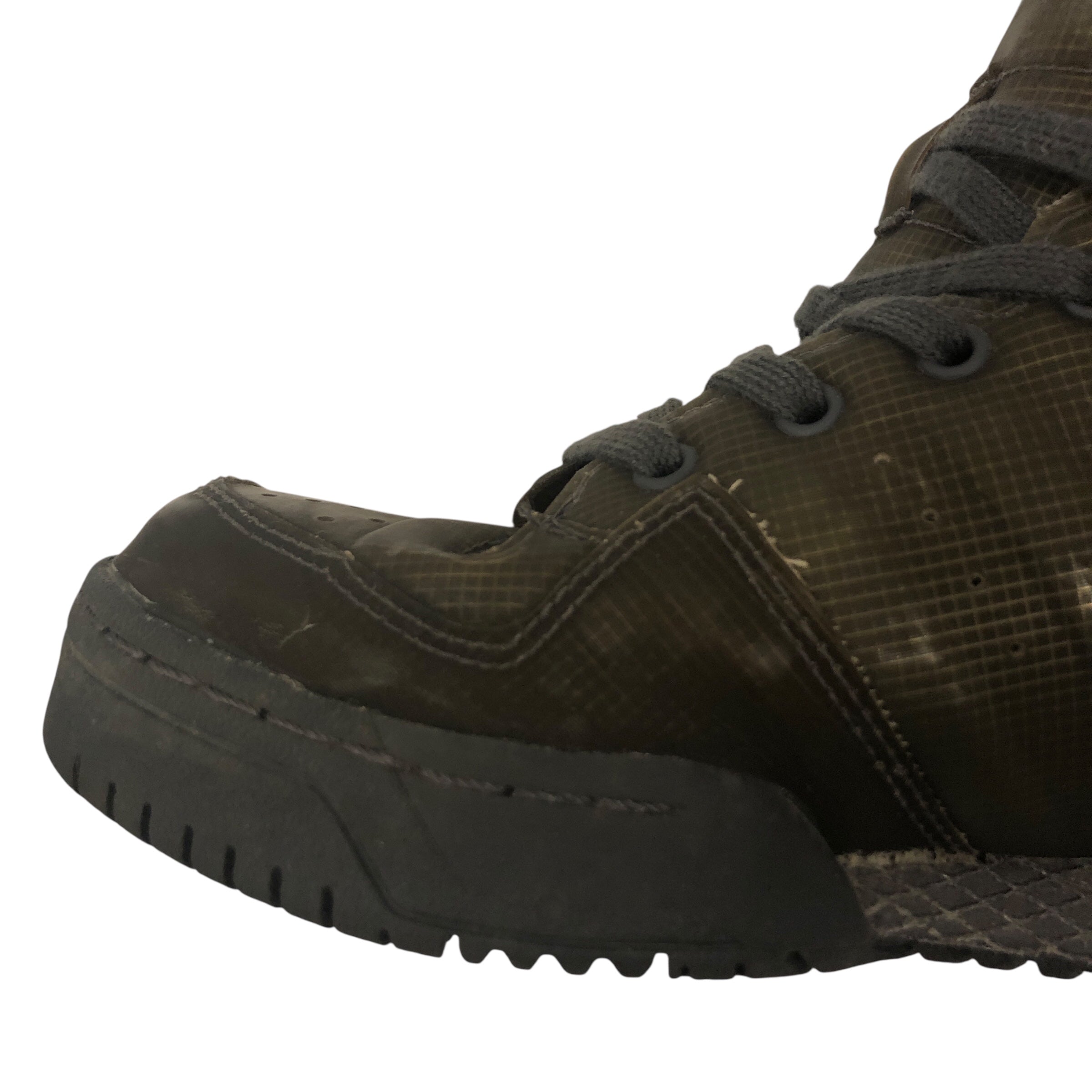 JEREMY SCOTT/adidas/Hi-Sneakers/US 8/Nylon/KHK/WINGS view 6