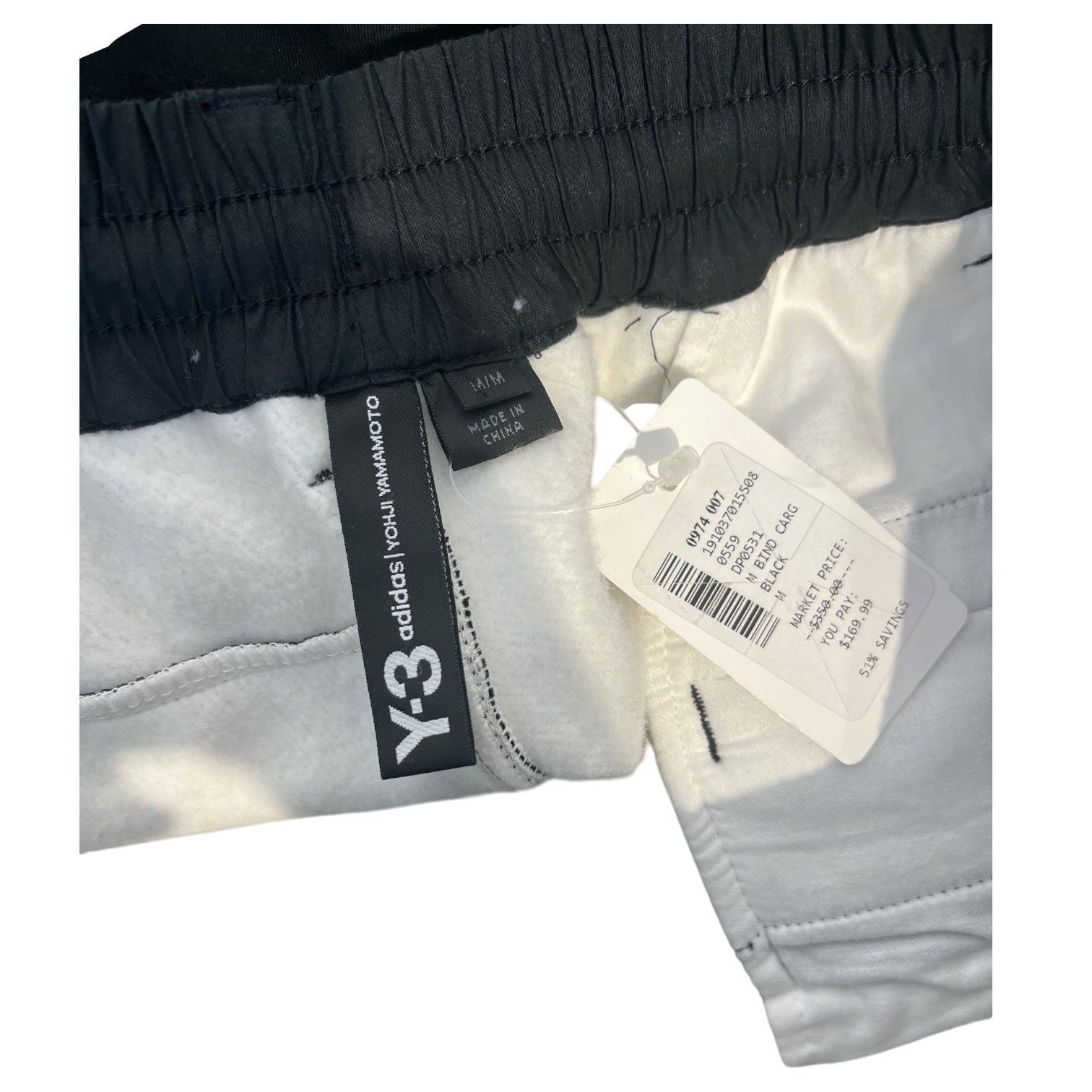 Y-3/Pants/M/Cotton/BLK/jogger view 3