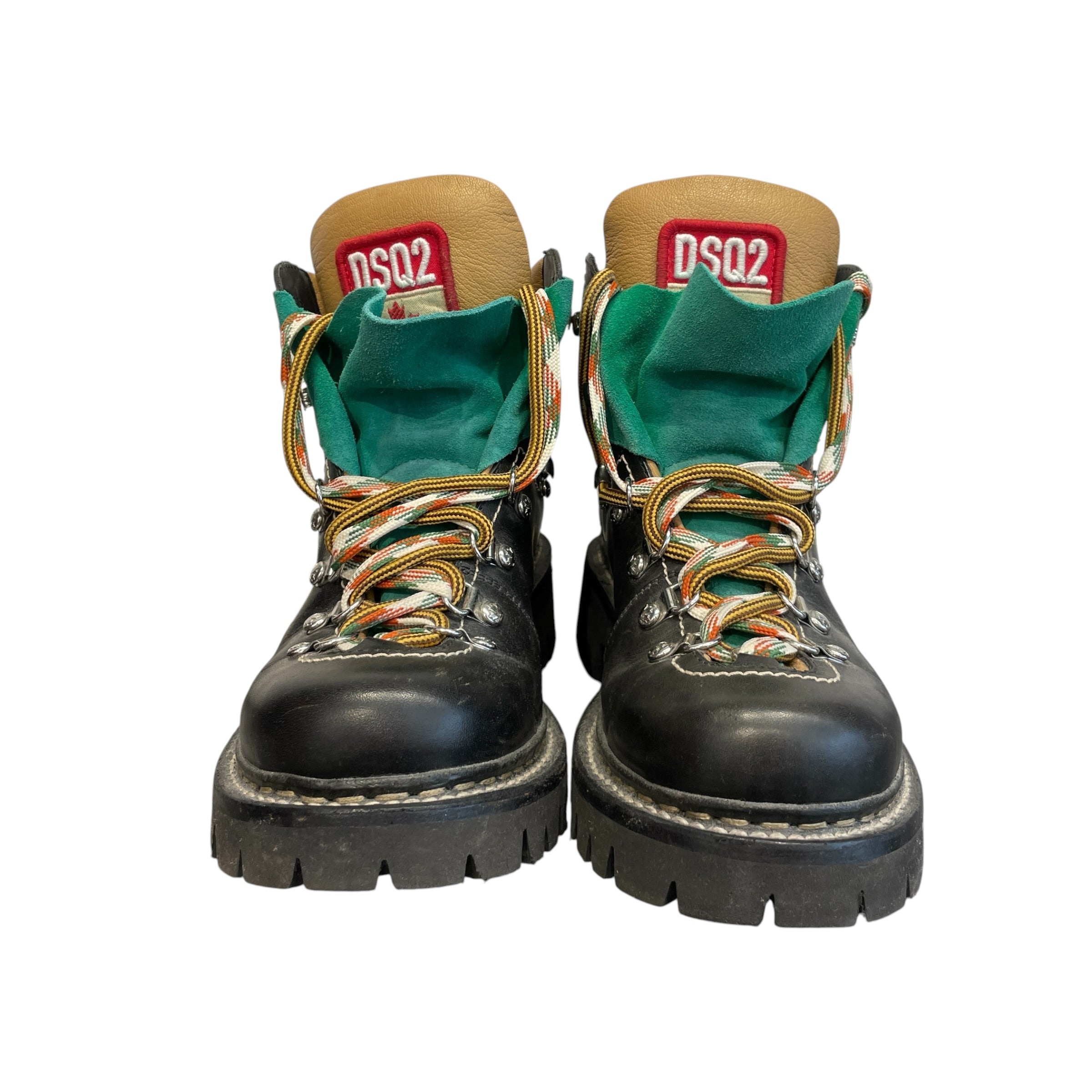 DSQUARED2/Trekking Boots/EU 43.5/Leather/BLK/HIKER LACE UP view 3