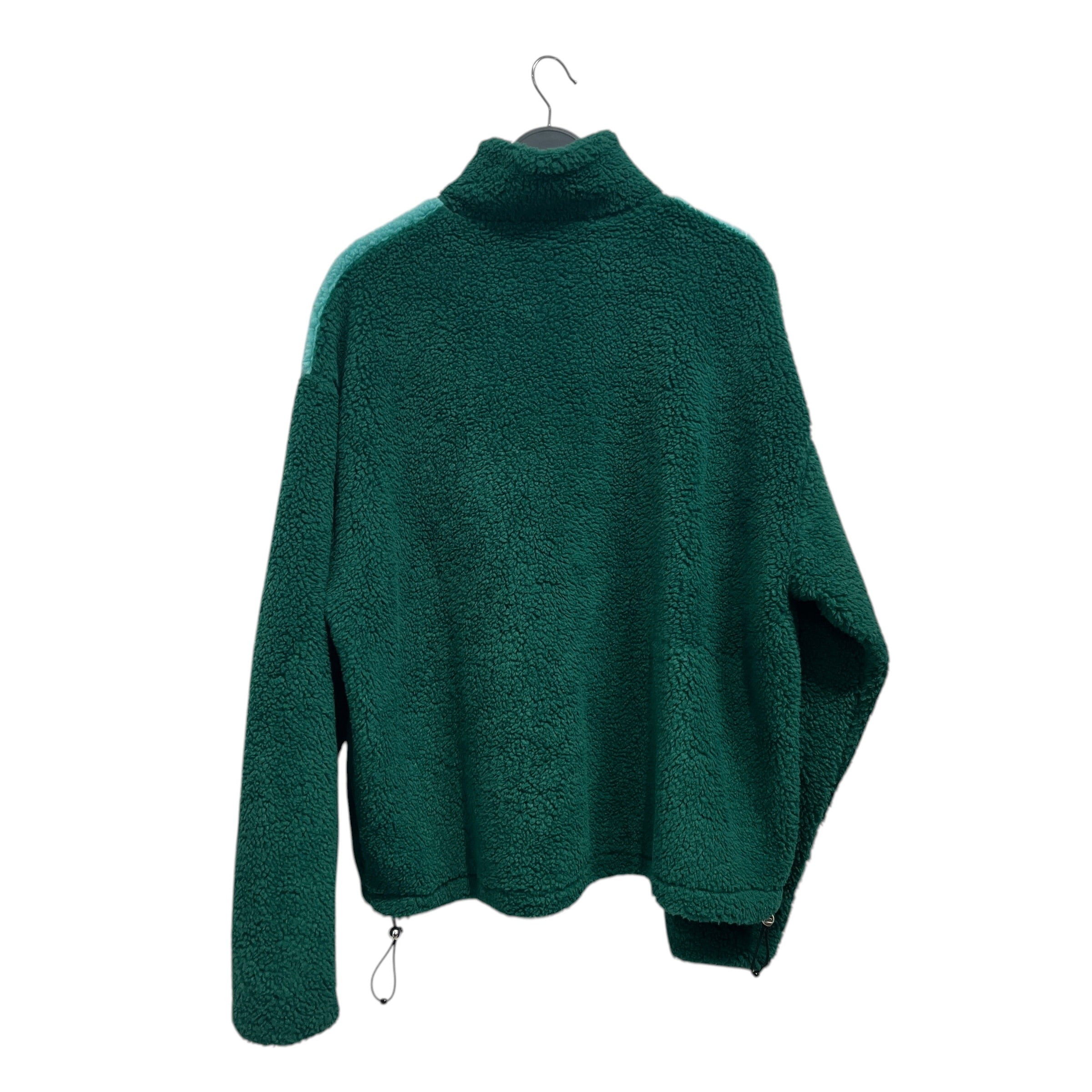 RONNING/Fleece Jkt/XL/Cotton/GRN/BABY BLUE LIGHT GREEN HALFNHAL view 2