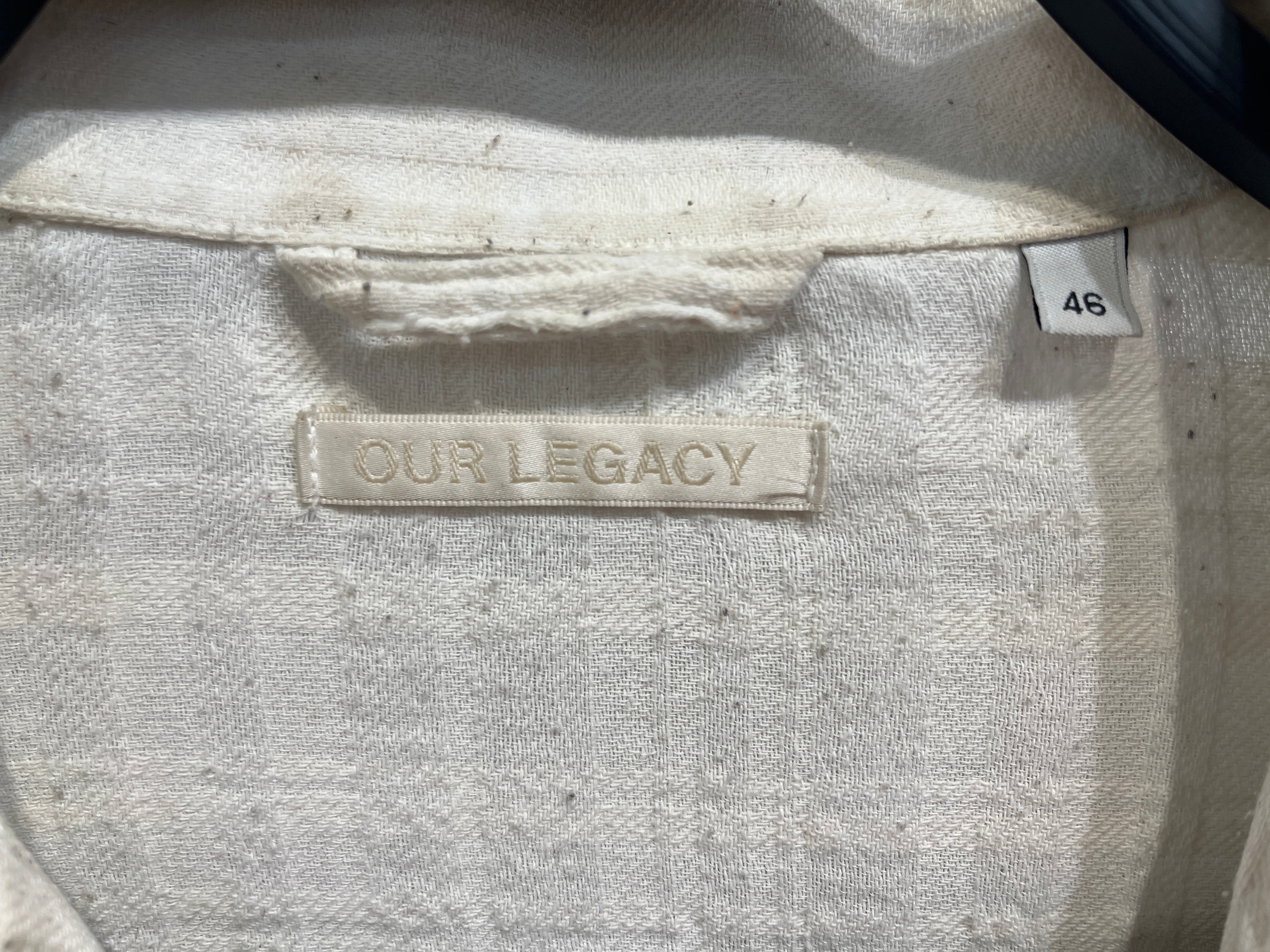 OUR LEGACY/LS Shirt/46/Cotton/WHT/ view 3