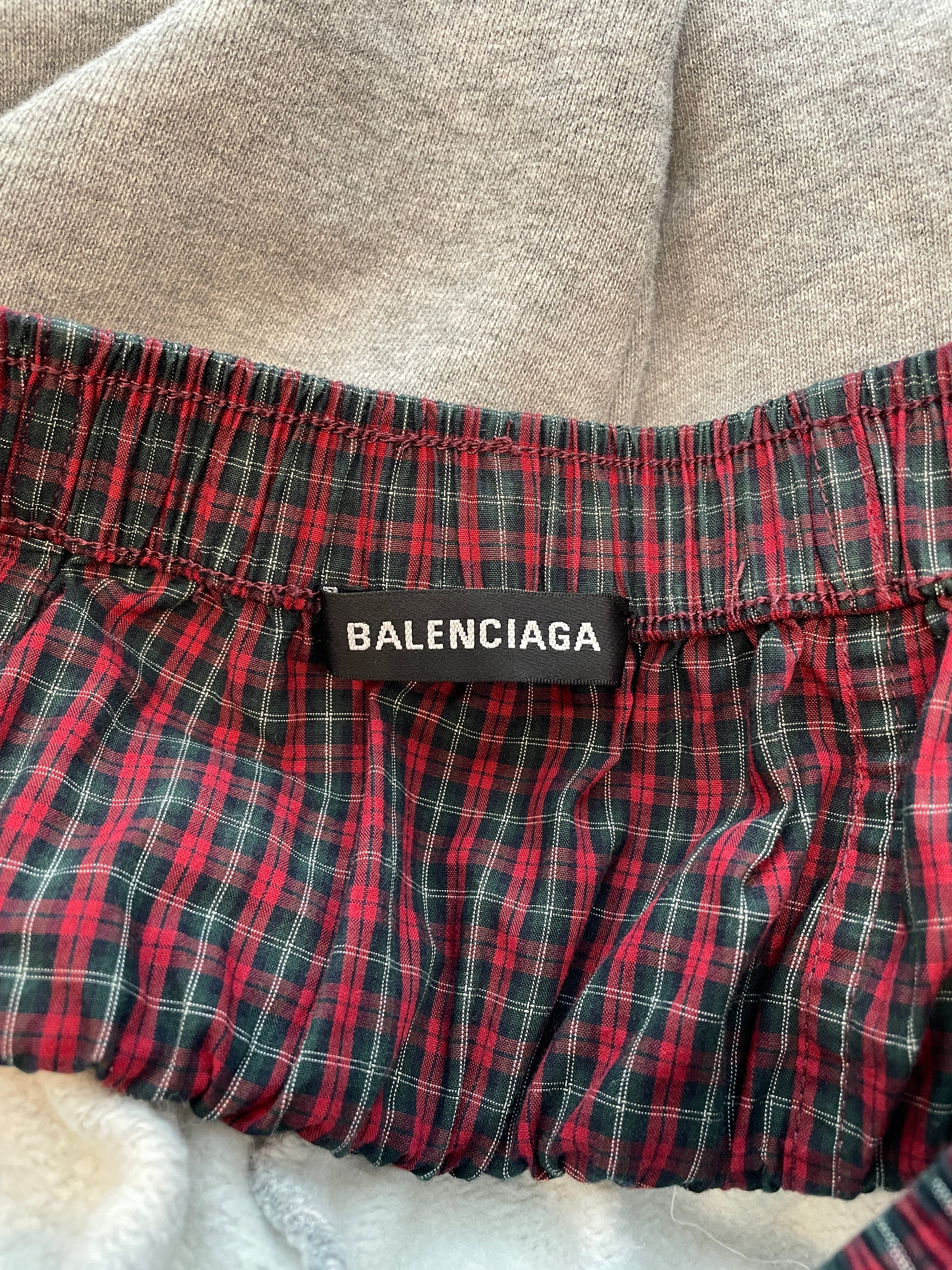 BALENCIAGA/Pants/S/Cotton/GRY/FW21 DOUBLE WAIST SWEATPANTS view 6
