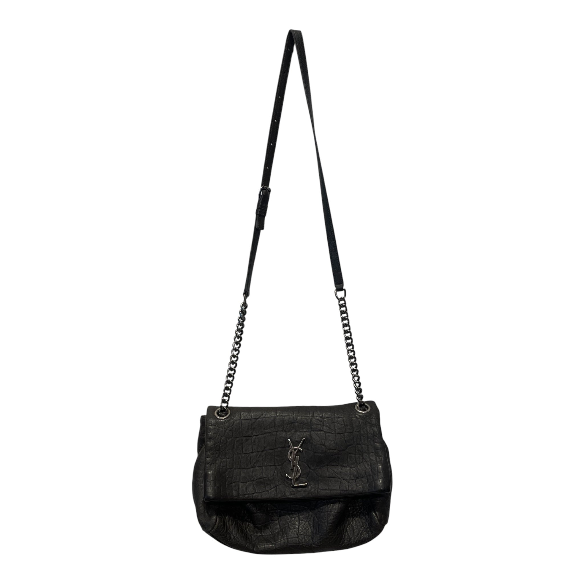 YVES SAINT LAURENT/Bag/Leather/GRY/MONOGRAM WEST HOLLYWOOD view 1