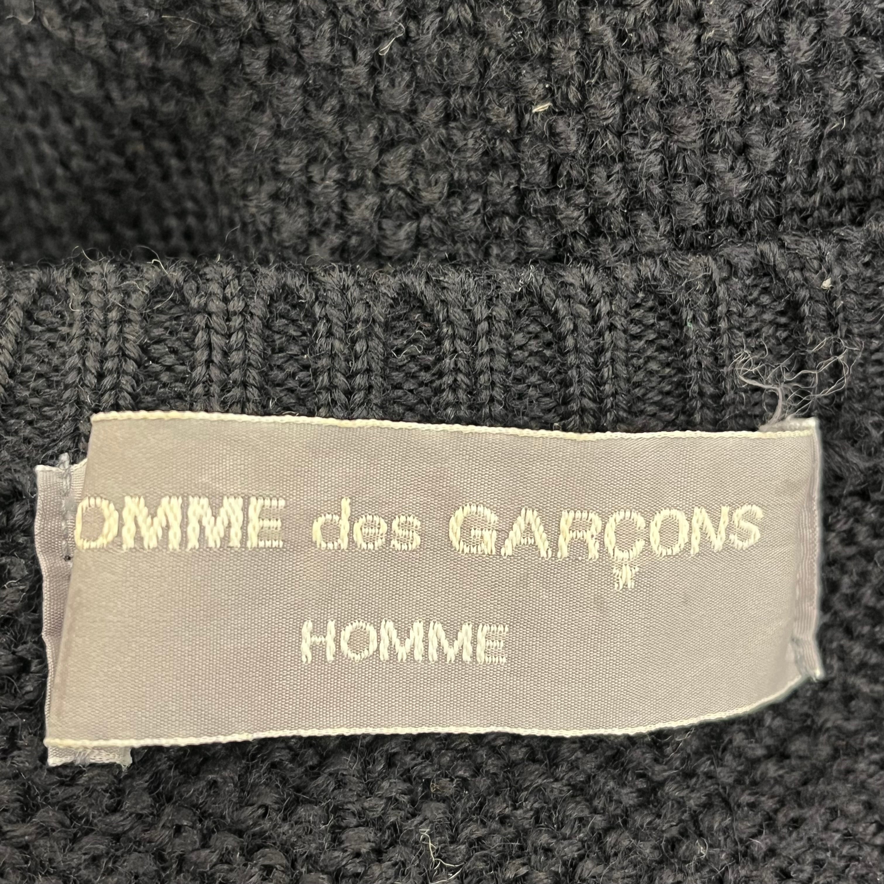 COMME des GARCONS HOMME/Cardigan/Wool/BLK/HN-070110 GREEN CHECKER view 7