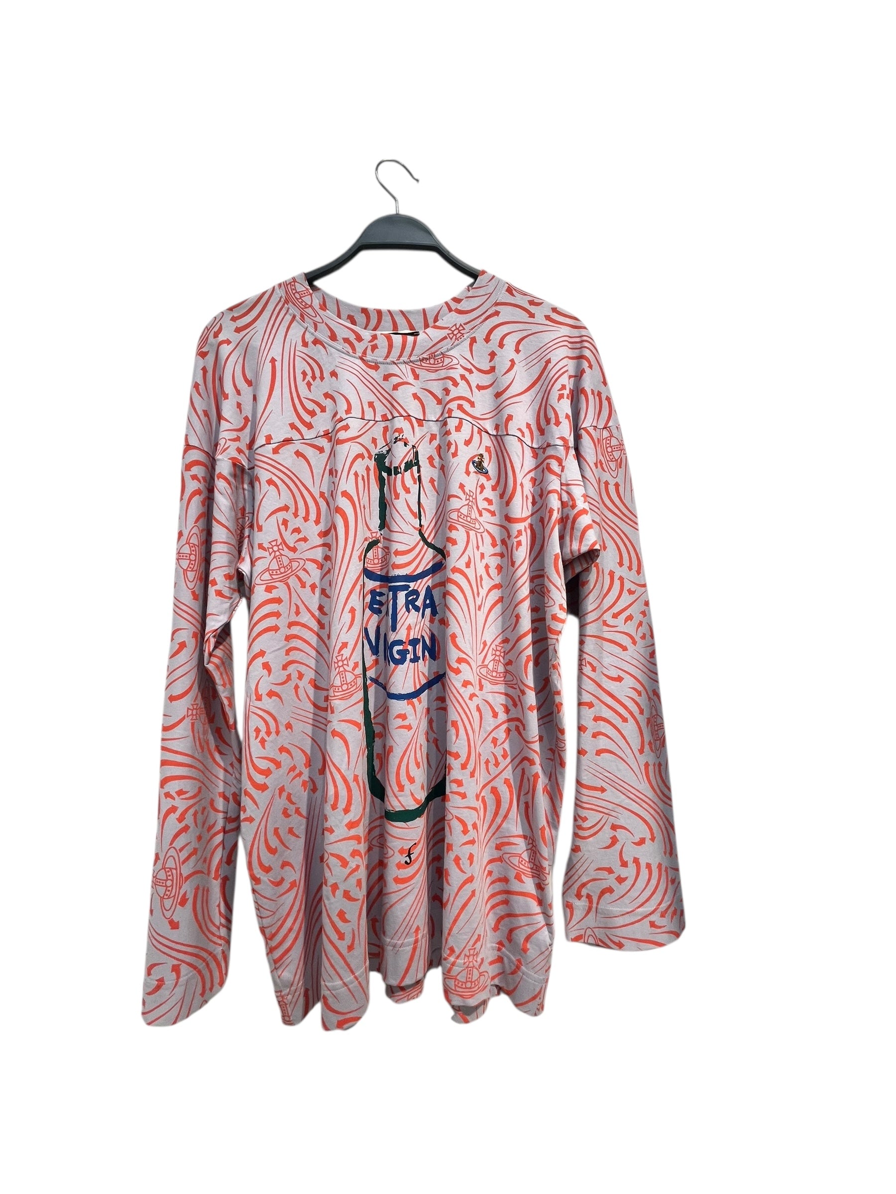 Vivienne Westwood/LS T-Shirt/XS/Cotton/PNK/All Over Print/extra virgin ls shirt view 1
