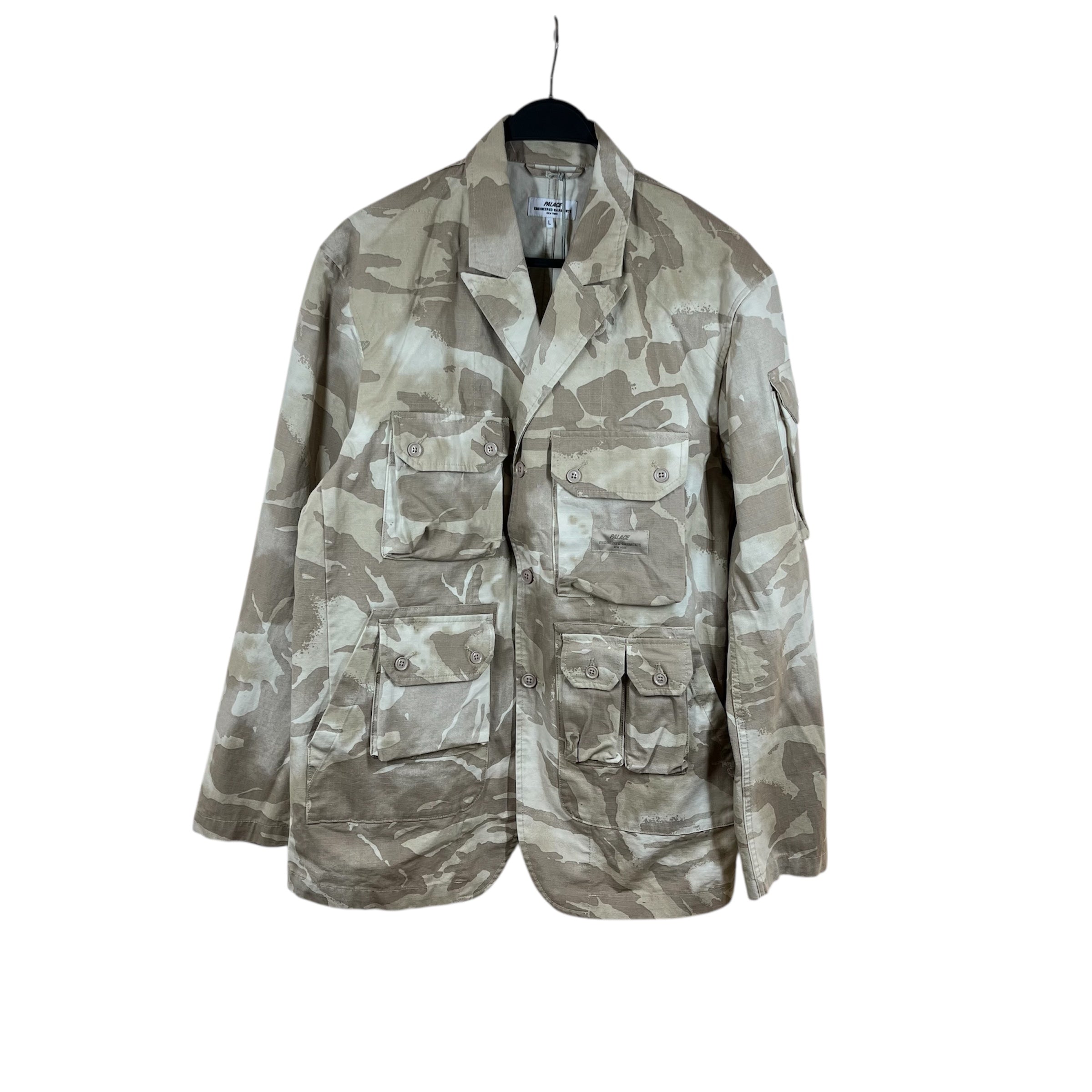 PALACE/Engineered Garments/Jacket/L/Cotton/BEG/Camouflage/QUAD POCKET view 1