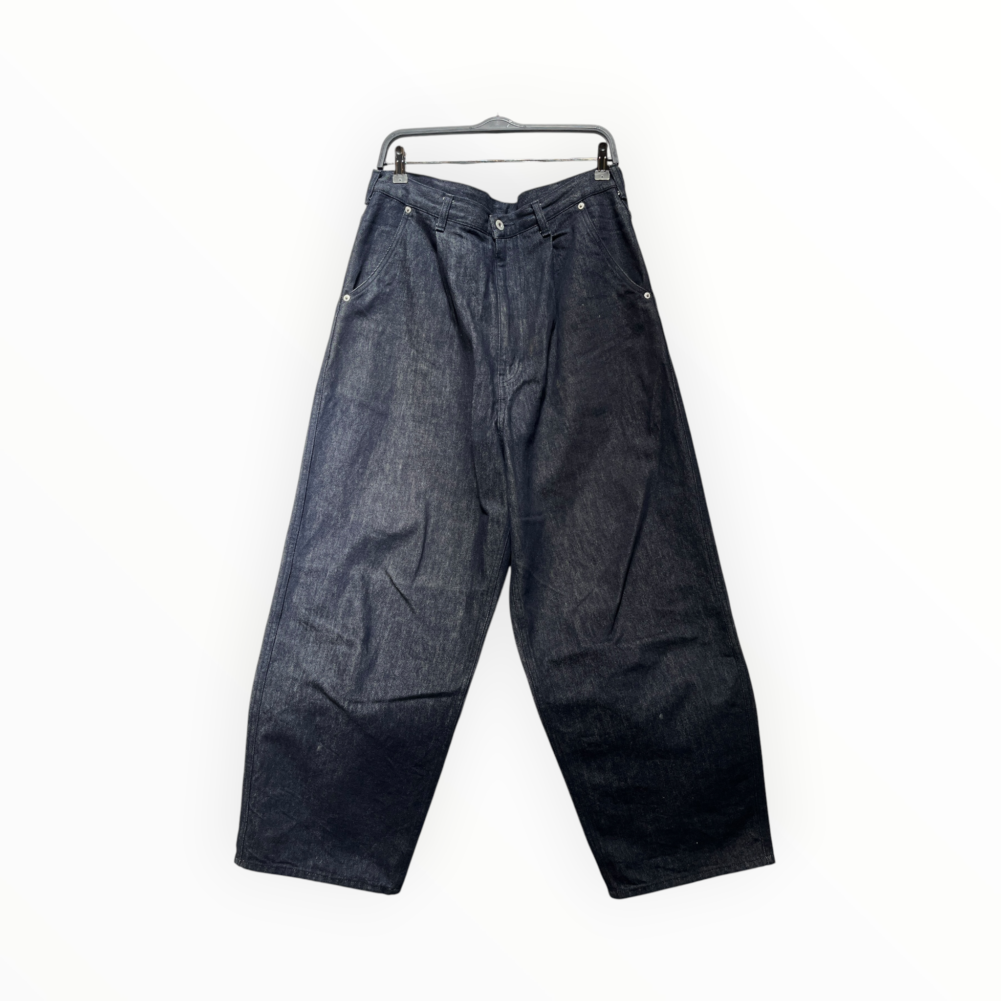 COMME des GARCONS HOMME/Straight Pants/M/Denim/IDG/pleated wide leg view 1