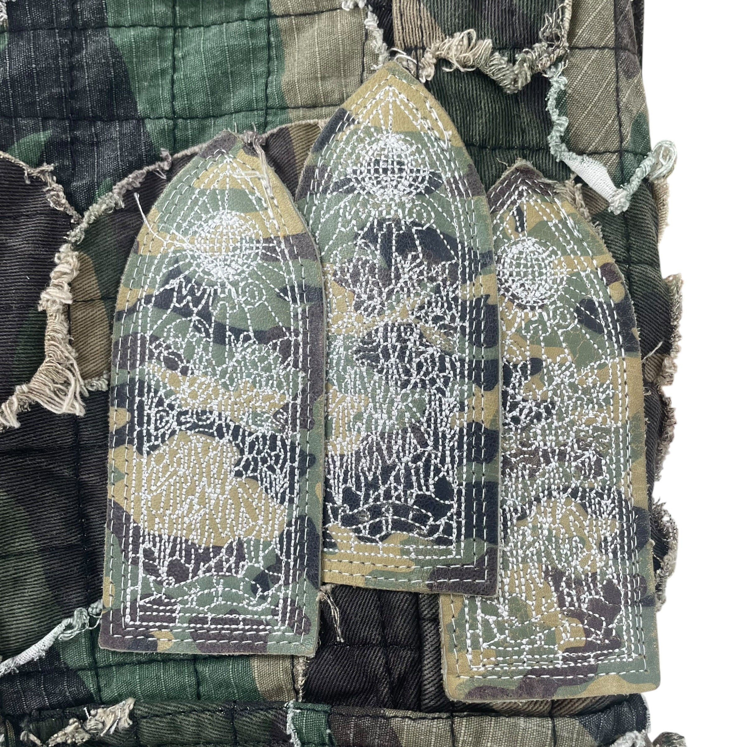 WHO DECIDES WAR/Cargo Pants/40/Cotton/MLT/Camouflage/DISTRESSED CARGO PANT view 4