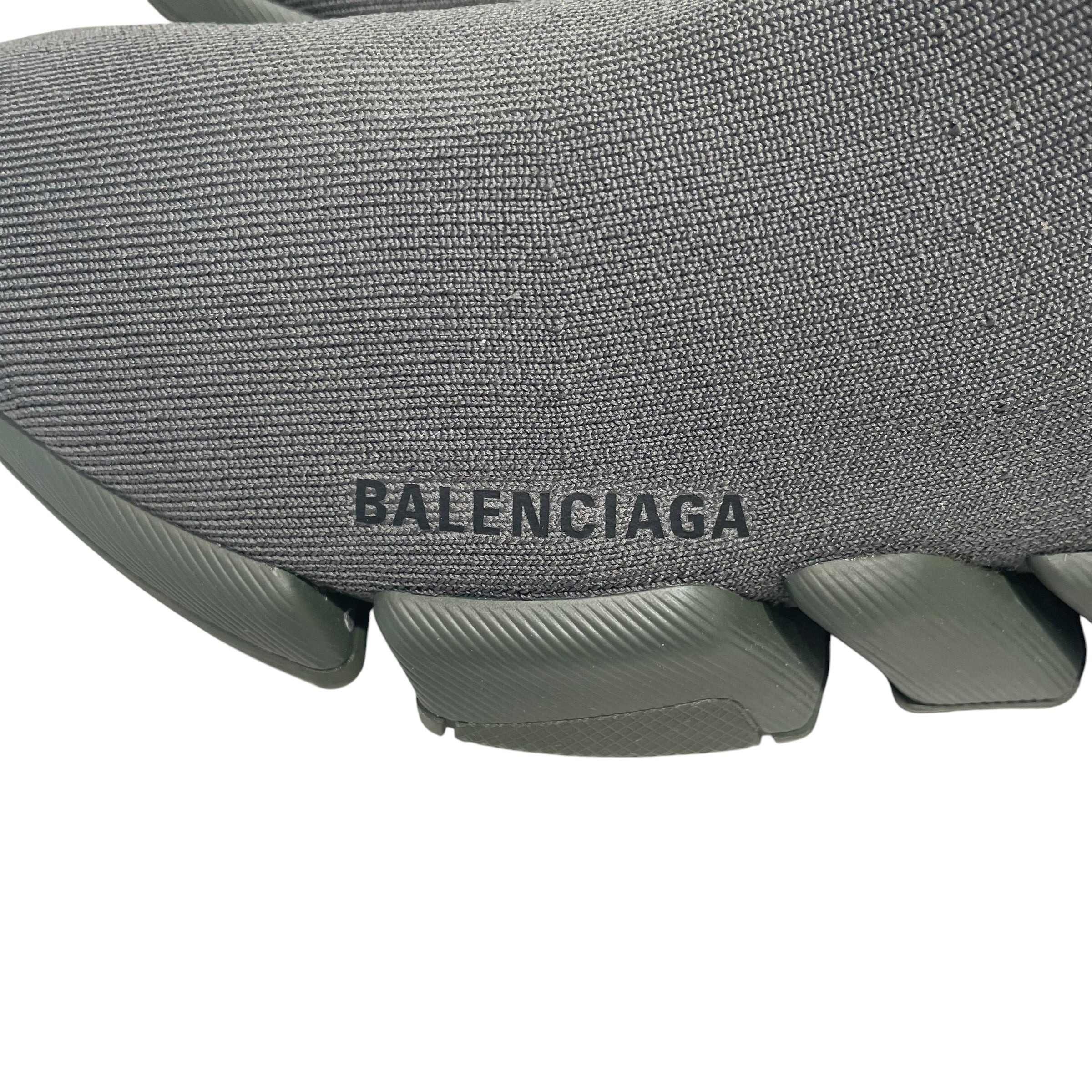BALENCIAGA/Hi-Sneakers/US 9/Nylon/GRN/Speed 2.0 view 4