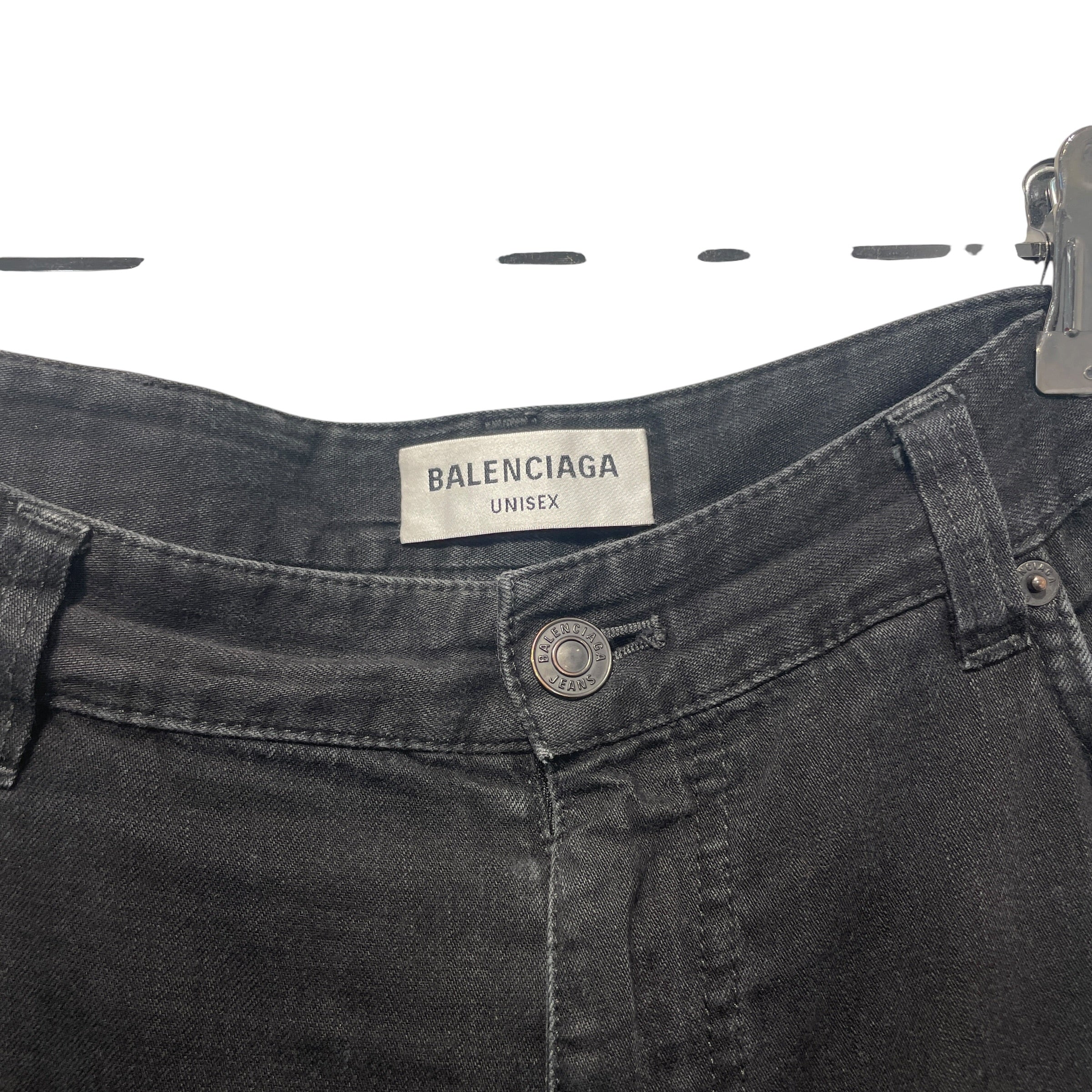 BALENCIAGA/Cargo Pants/27/Cotton/BLK/MultiPocket Cargo view 2