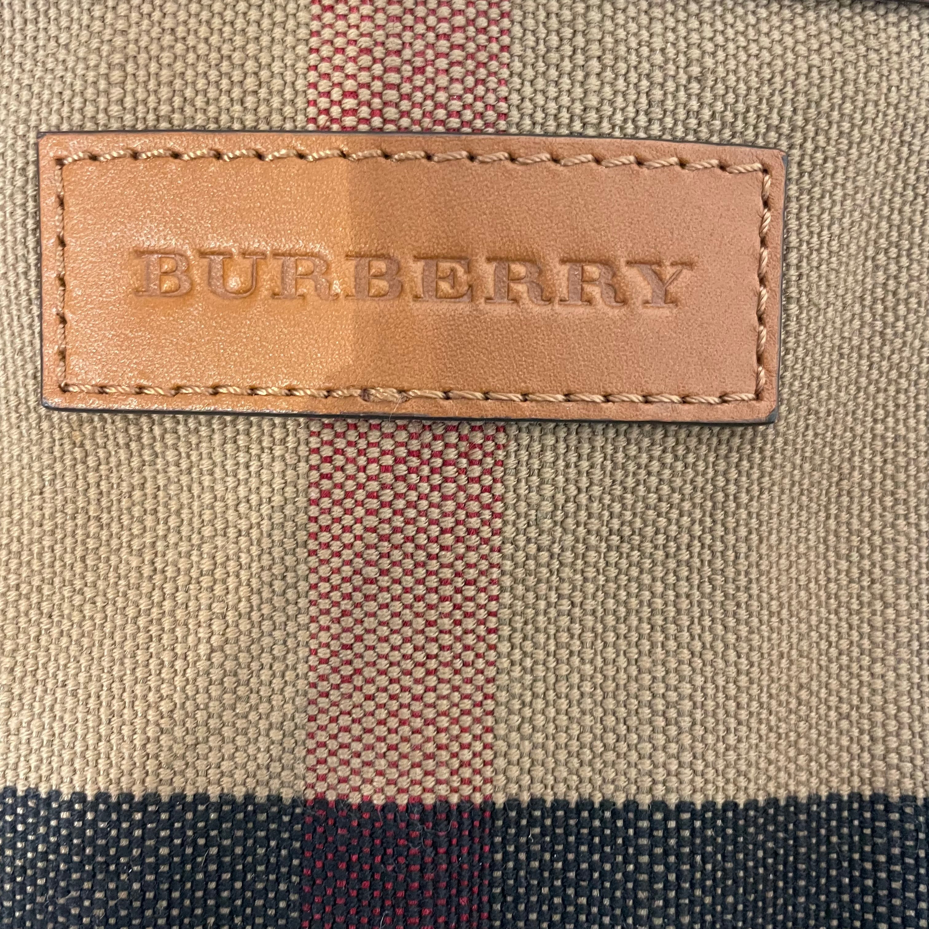 BURBERRY/Cross Body Bag/Plaid/Cotton/BRW/MINI ASHBY CHECK BUCKET BAG view 4