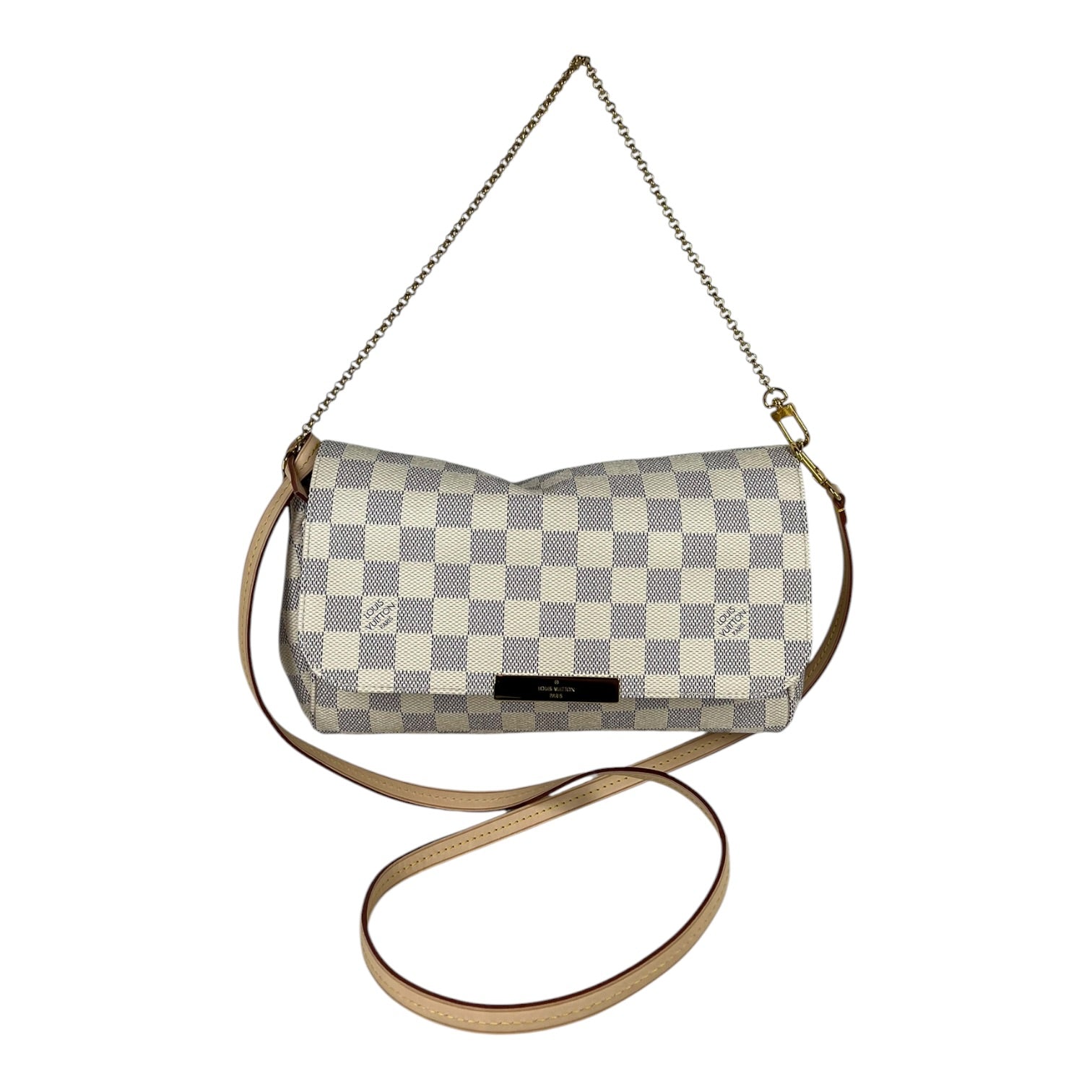 LOUIS VUITTON/Cross Body Bag/Leather/CRM/FAVORITE BAG view 1