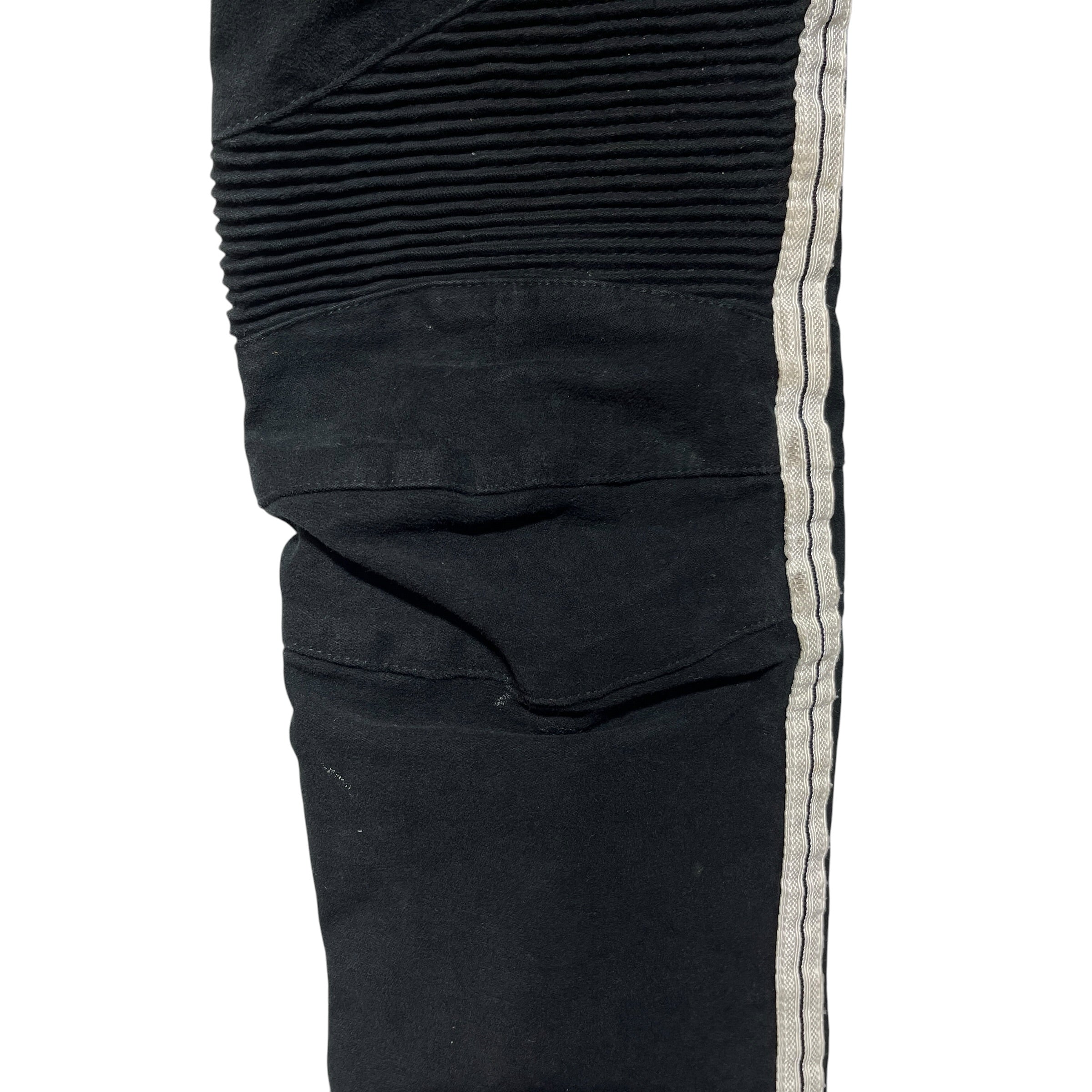 BALMAIN/Skinny Pants/31/Cotton/BLK/MOTO JEANS view 7