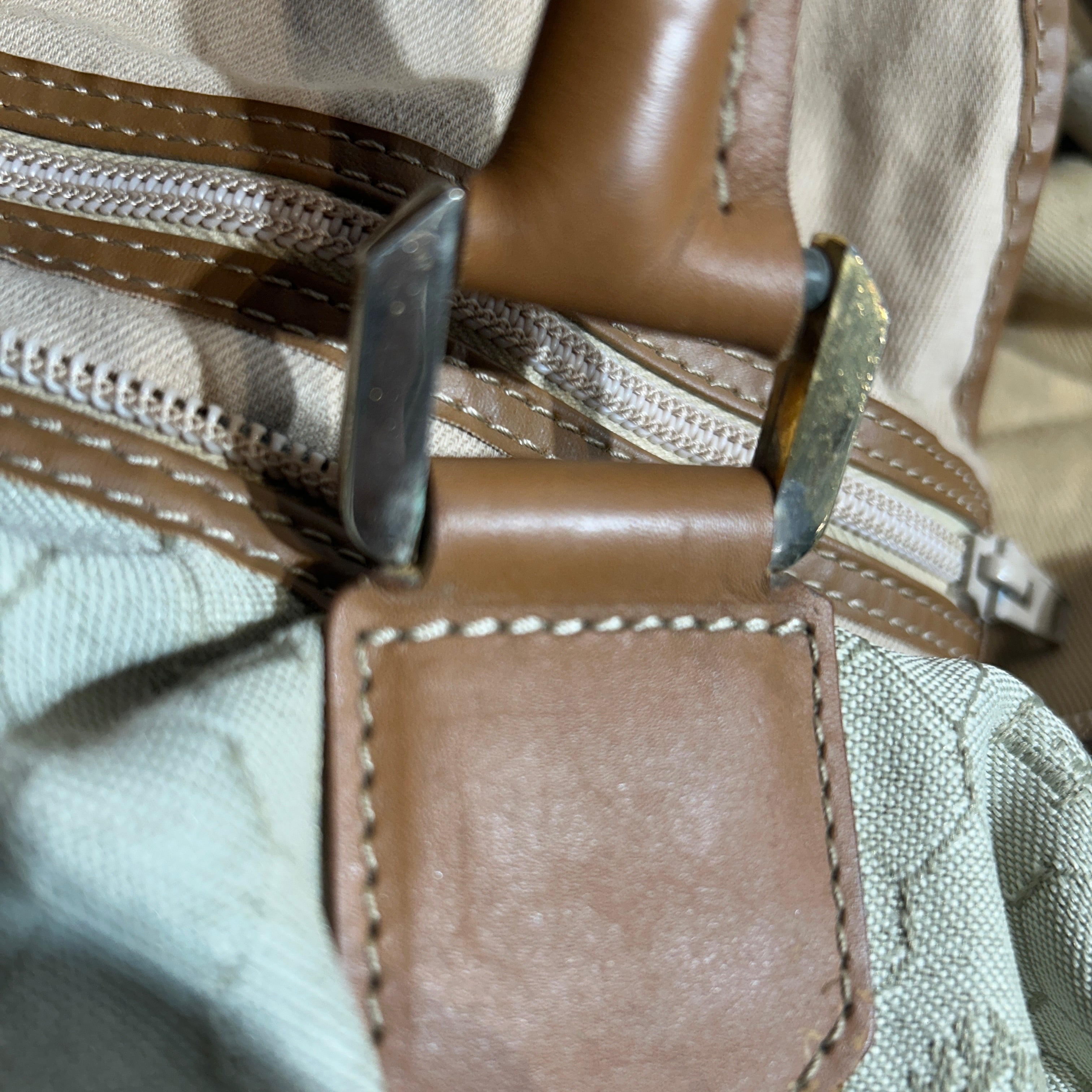Christian Dior/Bag/Monogram/BEG/Vintage Duffel view 8