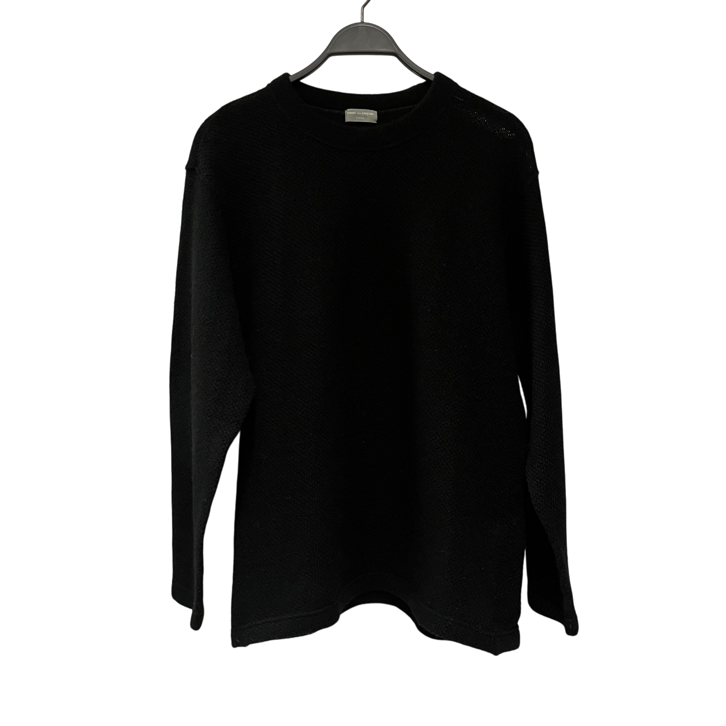 COMME des GARCONS HOMME/Sweater/L/Wool/BLK/ht-070120 view 1