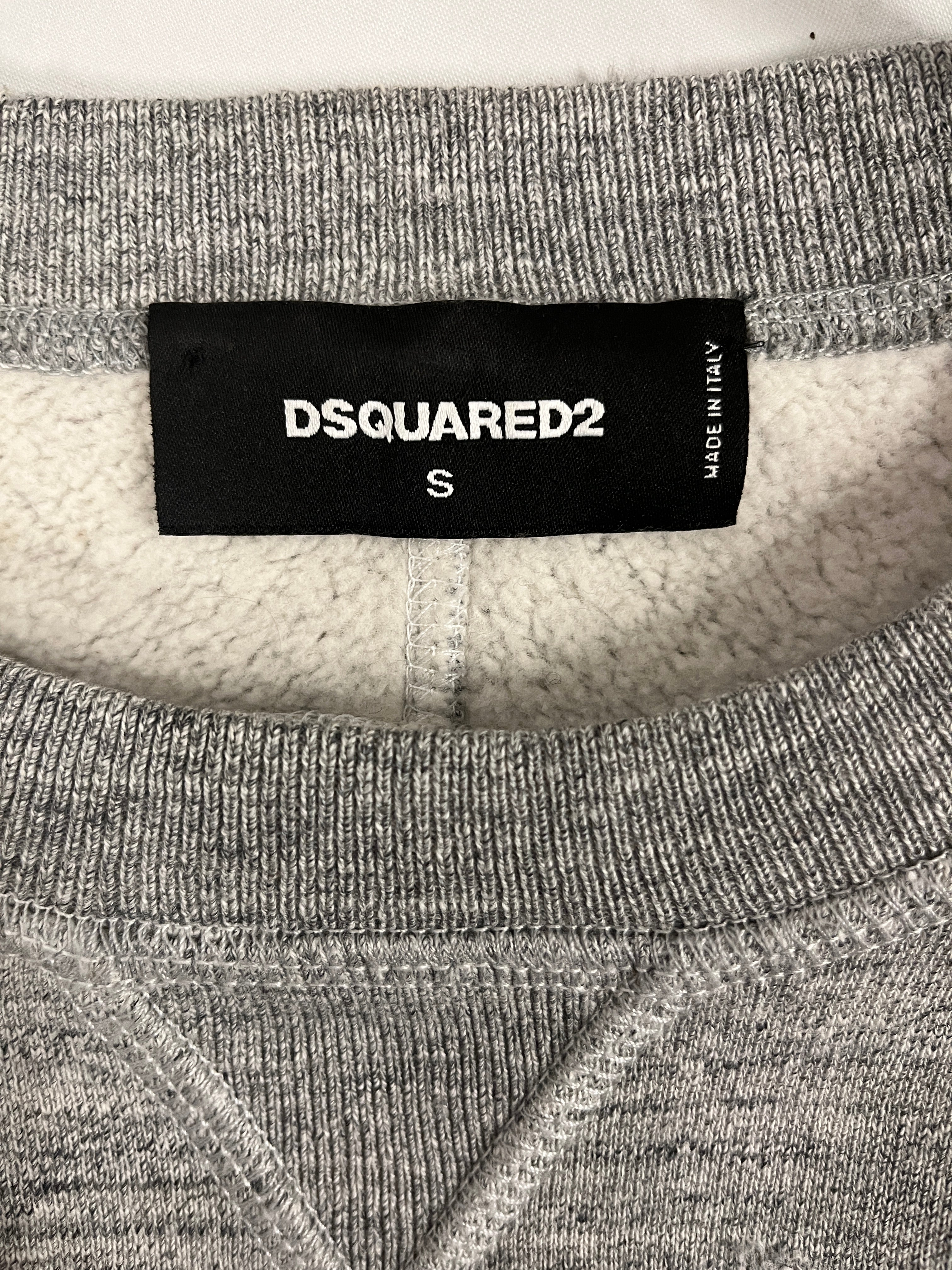 DSQUARED2/Sweatshirt/S/Cotton/GRY/Mr.Caten Logo view 3