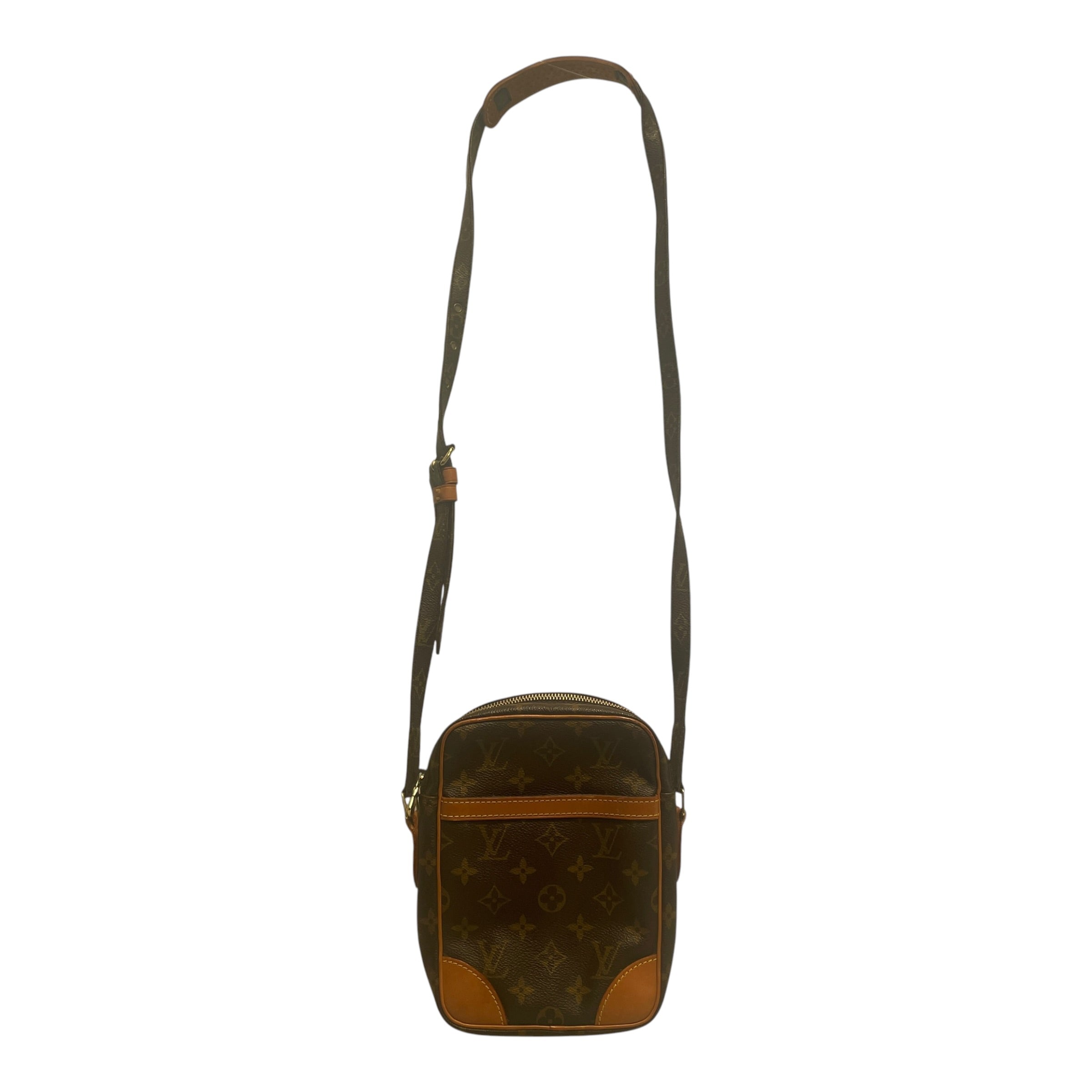 LOUIS VUITTON/Cross Body Bag/Monogram/Leather/BRW/Danube view 1