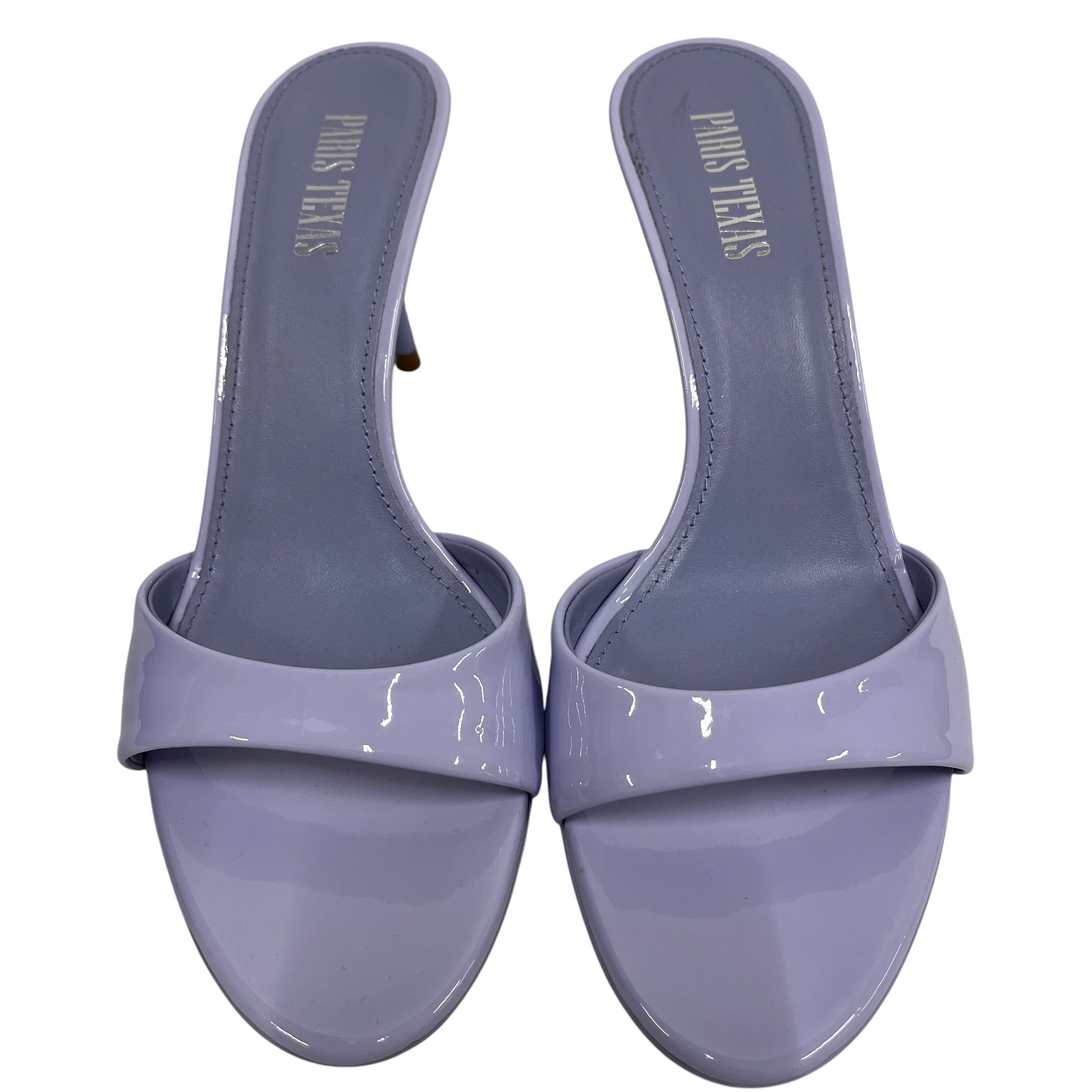 PARIS TEXAS/Heels/US 7.5/Leather/PPL/PATENT LILAC LILIA MULE PUMP view 3