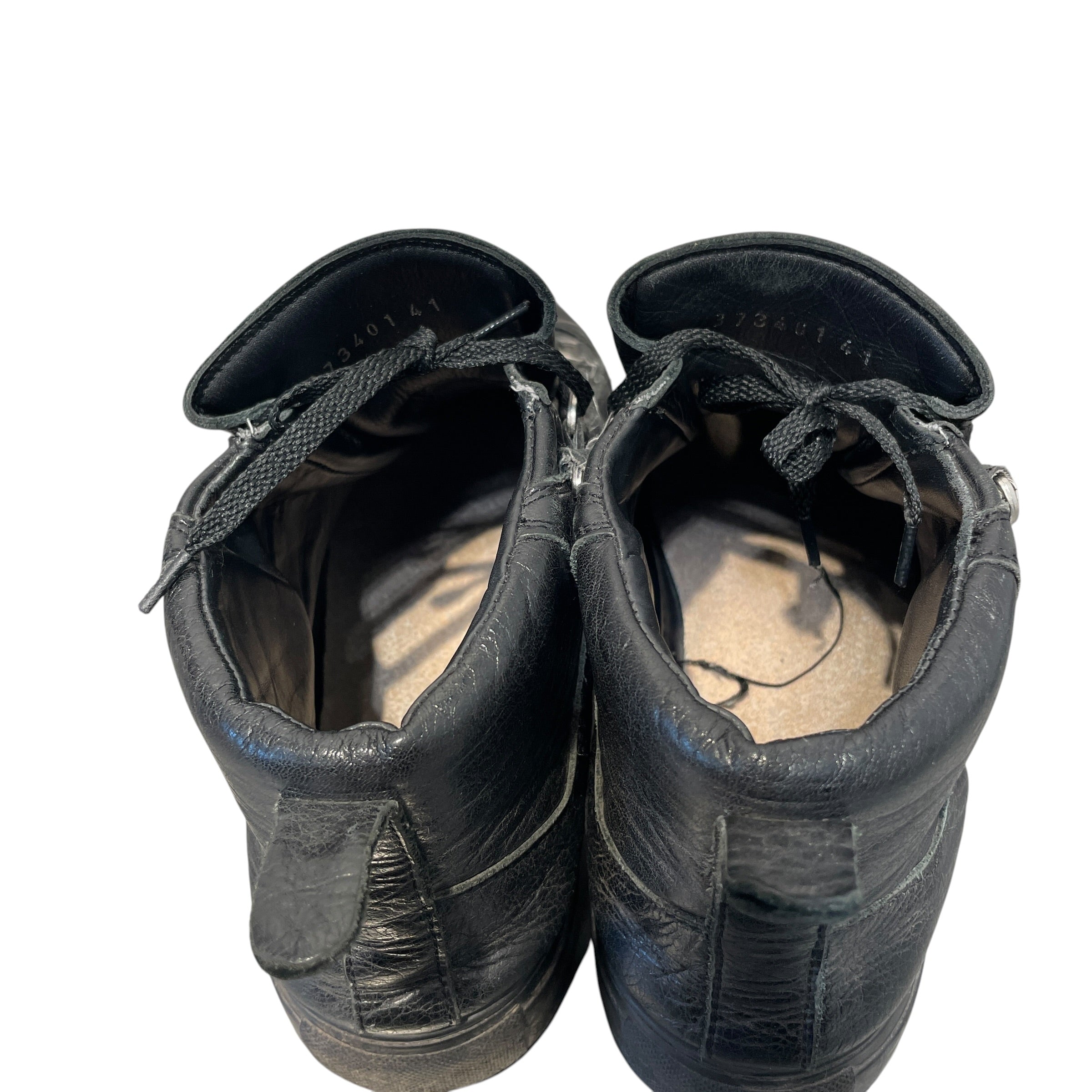 BALENCIAGA/Hi-Sneakers/EU 41/Leather/BLK/Balenciaga Arenas view 5