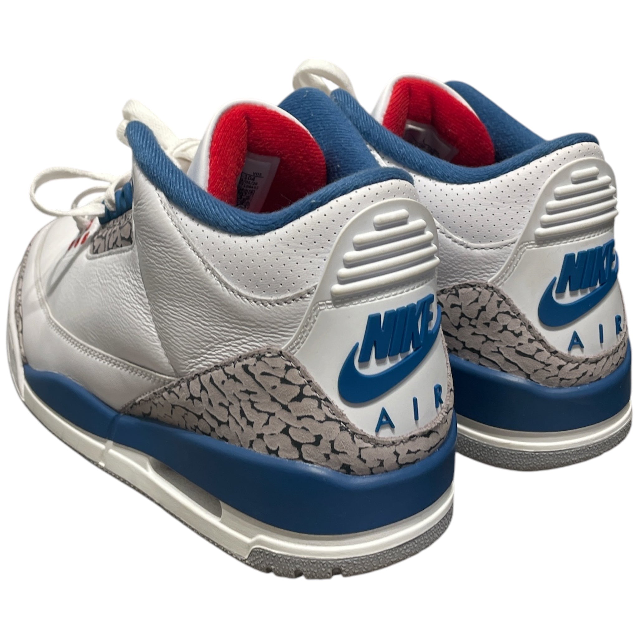 NIKE/Hi-Sneakers/US 8/Leather/WHT/Jordan 3 True Blue view 2