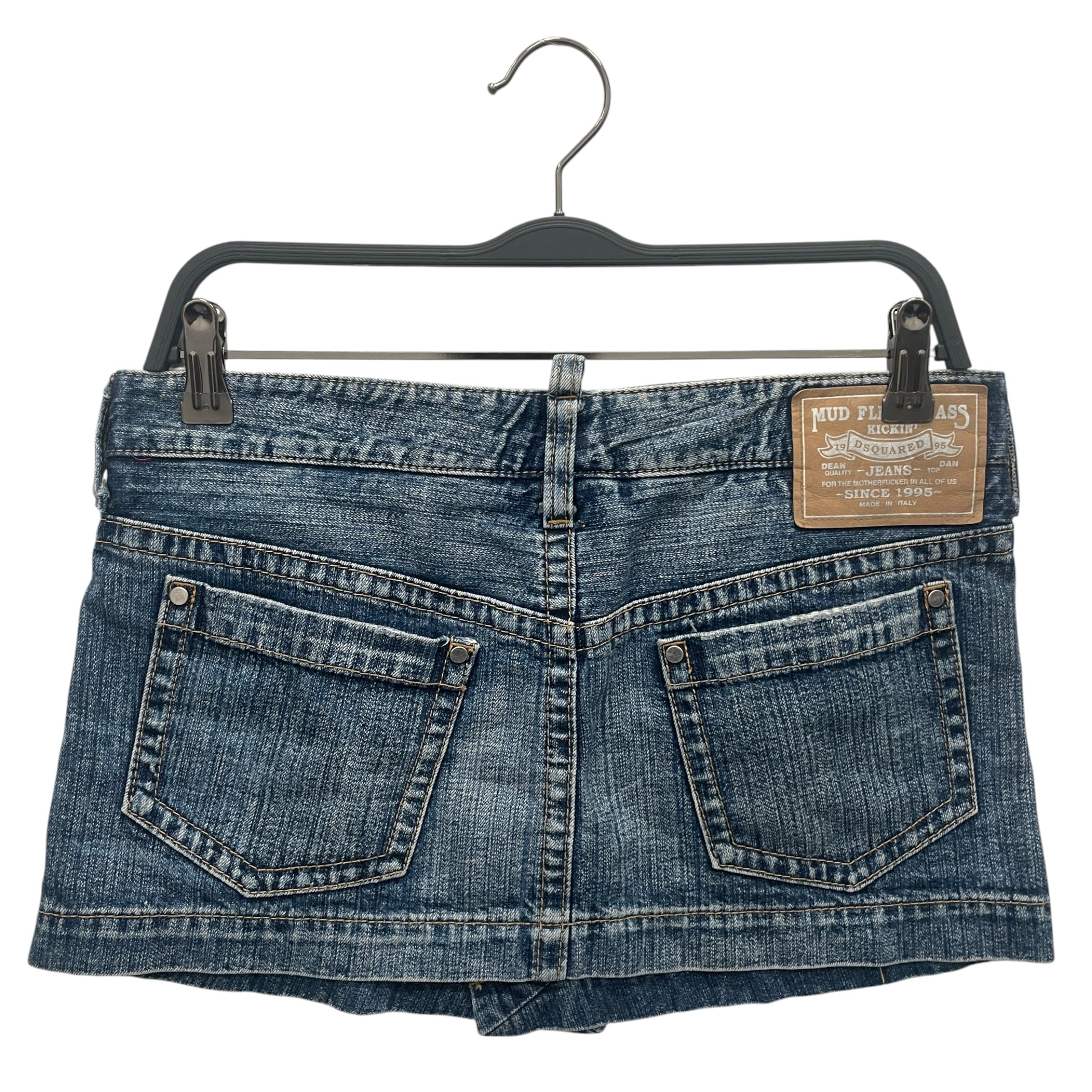 DSQUARED2/Skirt/38/Denim/BLU/ASYMMETRICAL SKIRT view 2