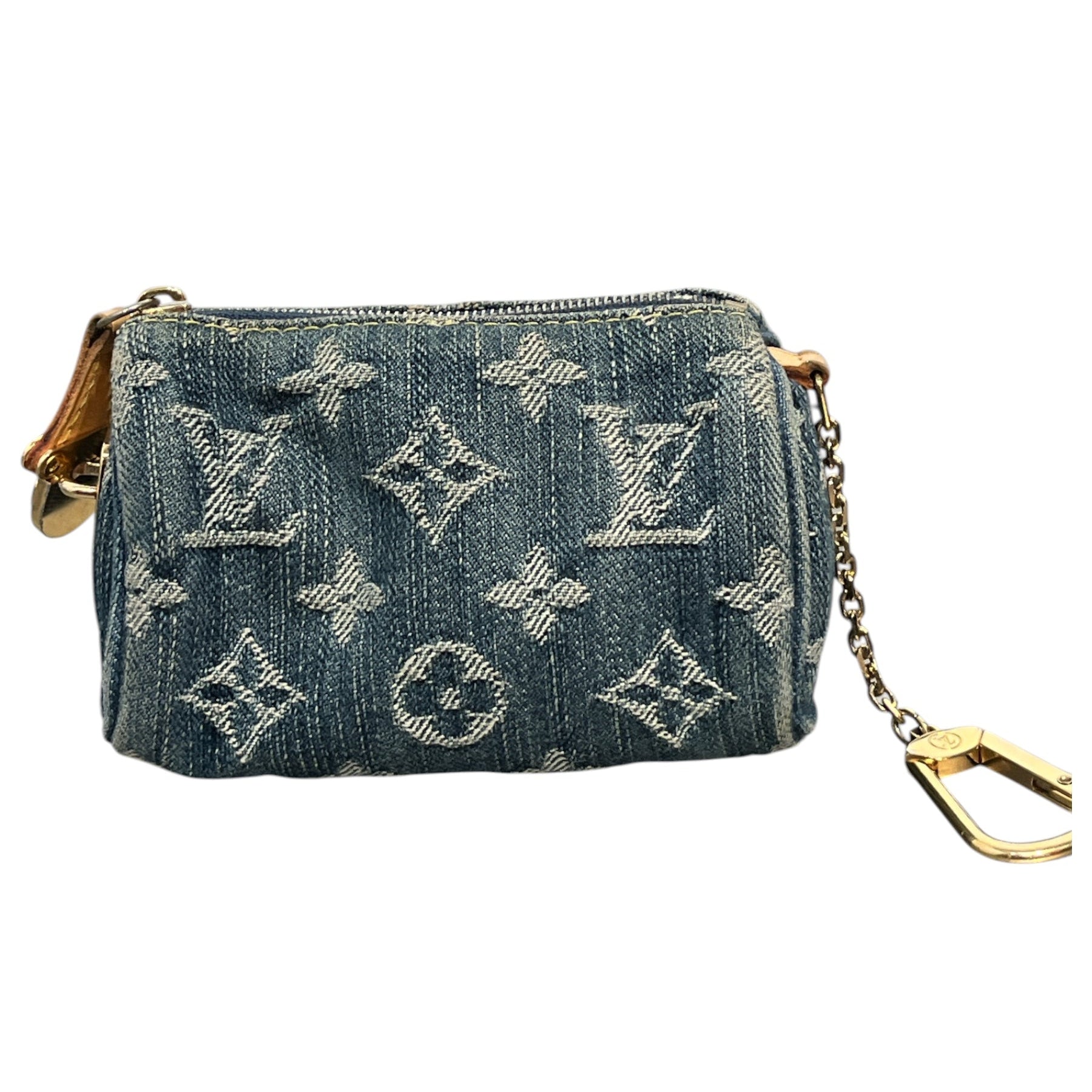 LOUIS VUITTON/Pouch/Denim/BLU/TROUSSE SPEEDY view 2