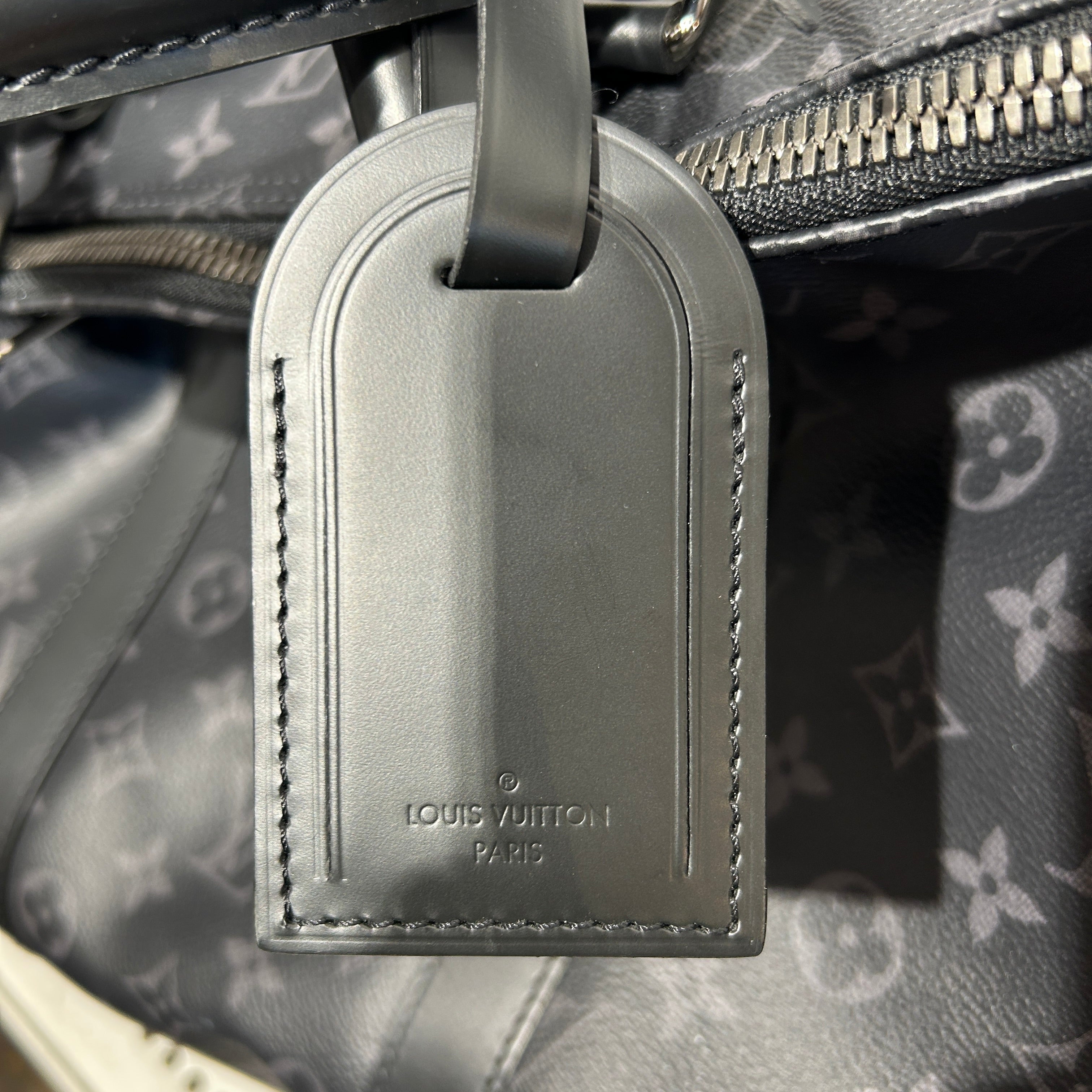 LOUIS VUITTON/Boston Bag/Monogram/Leather/BLK/Monogram Duffle view 7