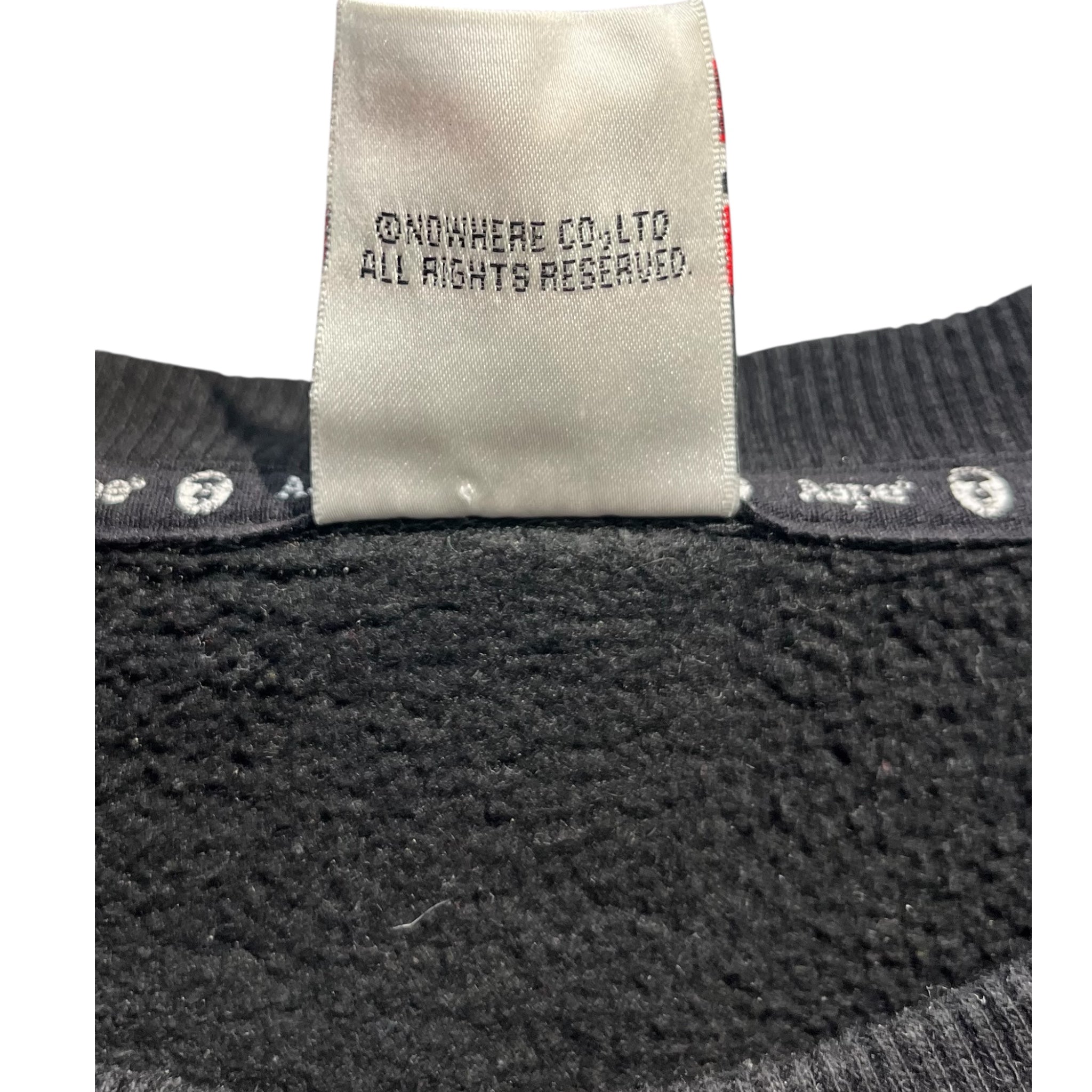 AAPE BY A BATHING APE/Sweatshirt/L/Cotton/BLK/aape crewneck view 4