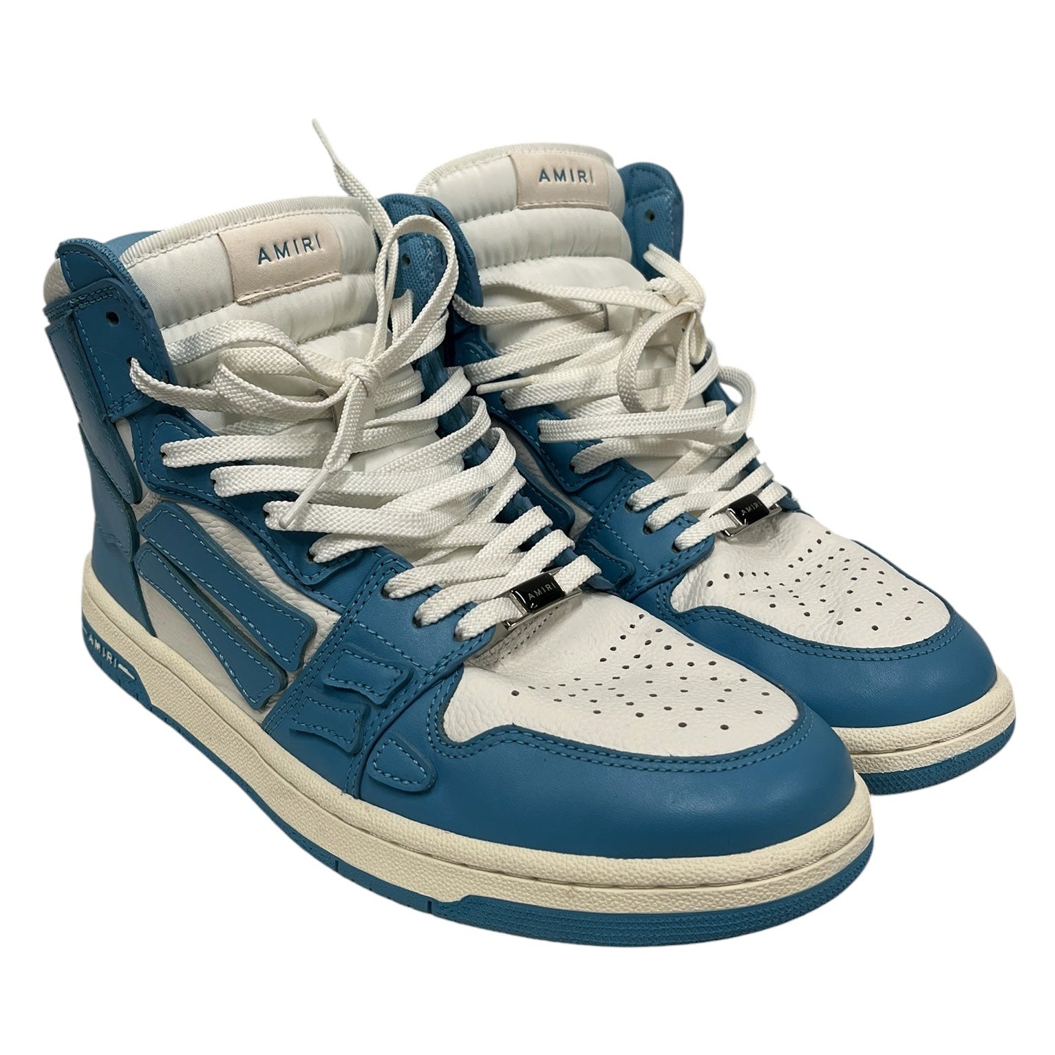 AMIRI/Hi-Sneakers/US 8/Leather/BLU/U-Tip/ view 1