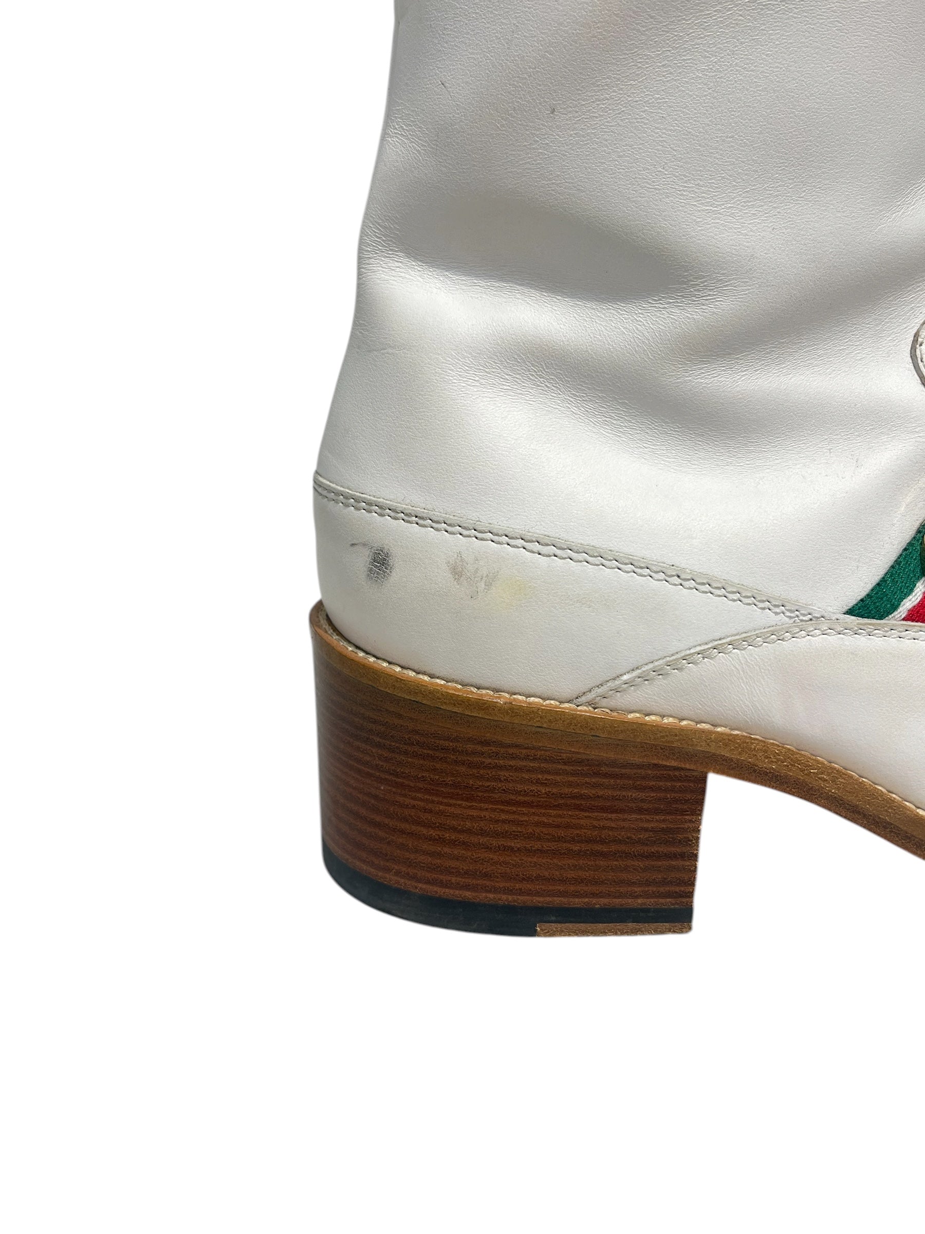 CASABLANCA/Boots/EU 43/Leather/WHT/RUNWAU WHITE BOOT view 5