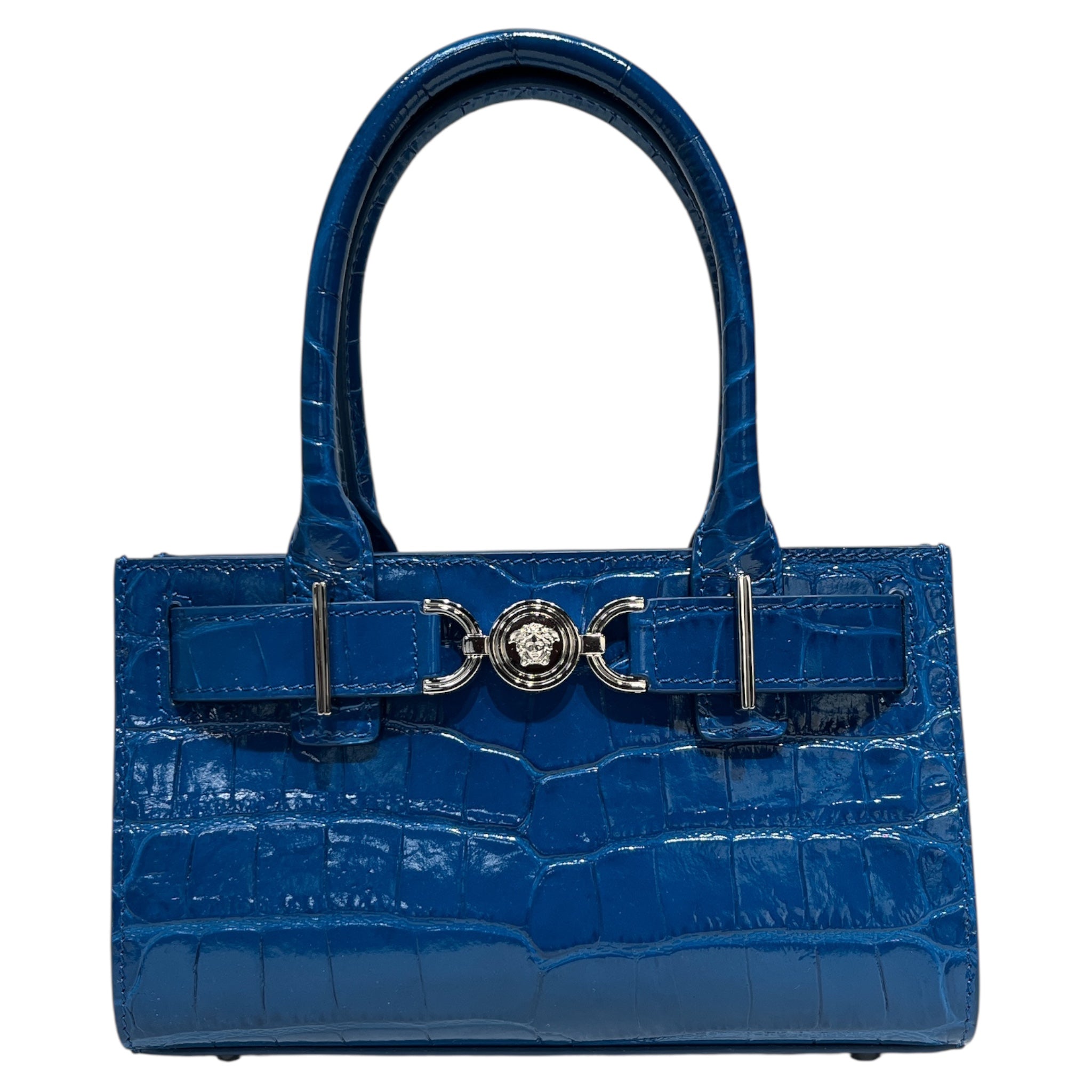VERSACE/Bag/Leather/BLU/CROC-EFFECT MEDUSA 95' view 1