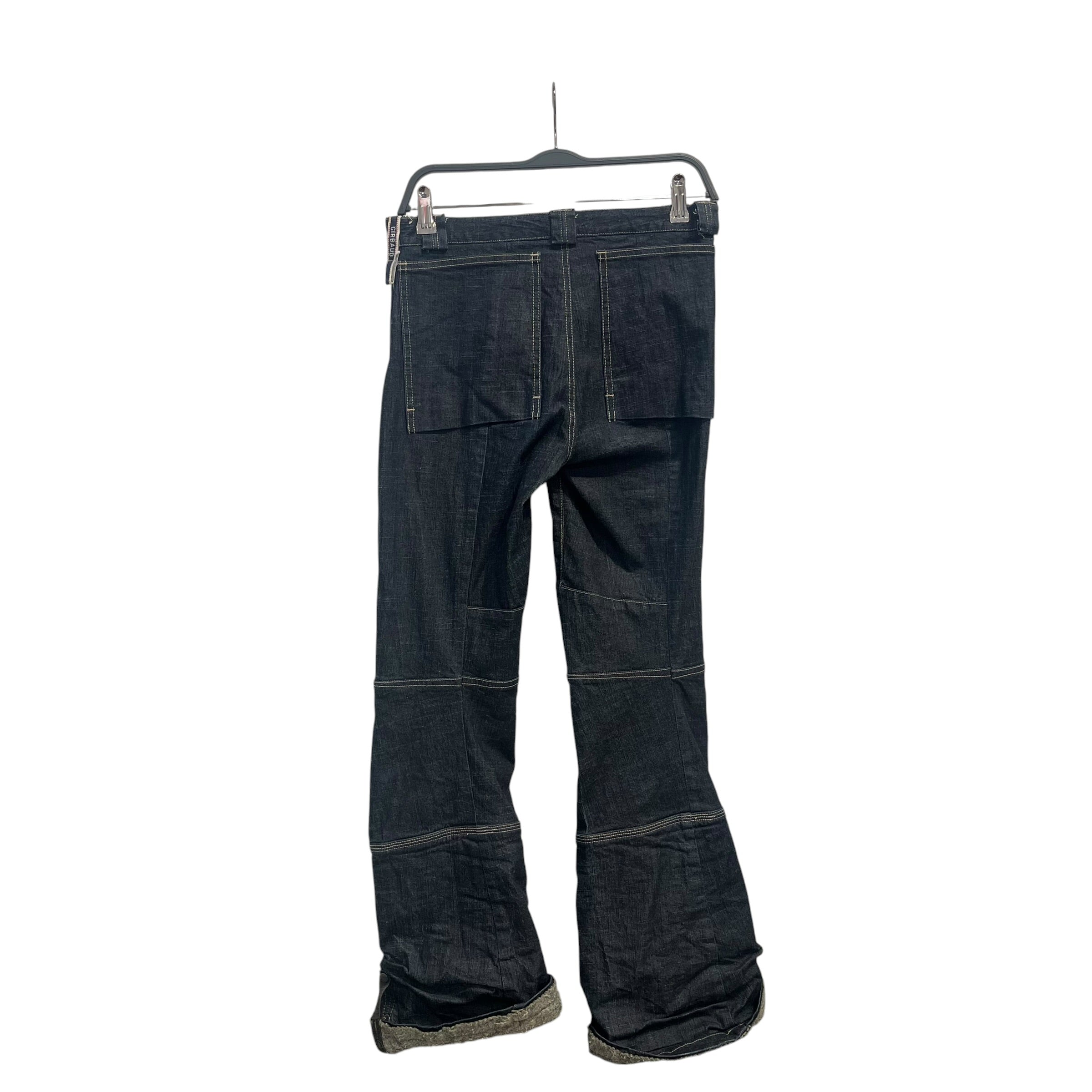 MARITHE FRANCOIS GIRBAUD/Bootcut Pants/29/Cotton/BLU/DARK BLUE BOOTCUT PANTS view 2