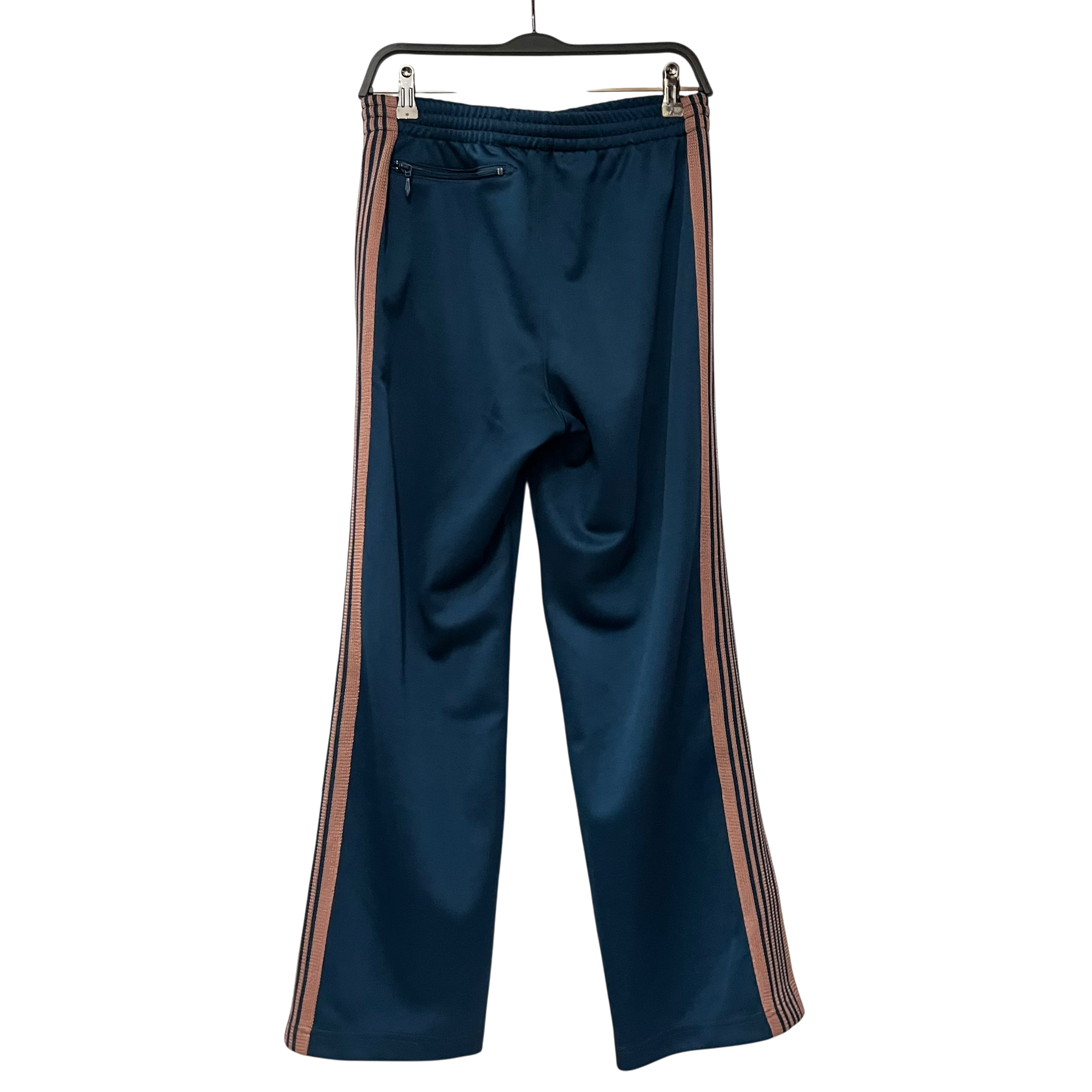 Needles/Pants/S/Cotton/BLU/teal with pink side strip view 2
