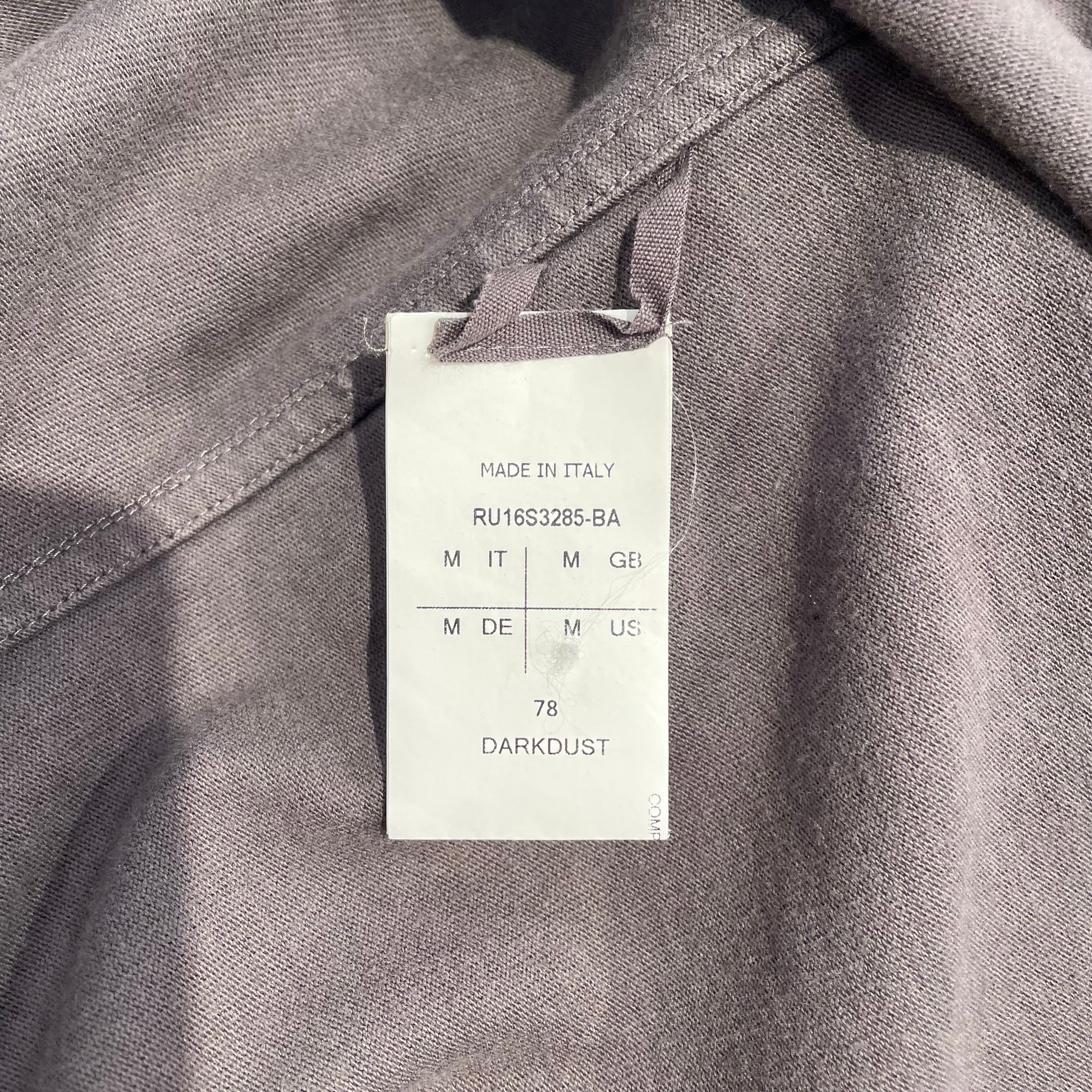 Rick Owens/Hoodie/M/Cotton/GRY/DARKDUST CYCLOPS SS16 view 4